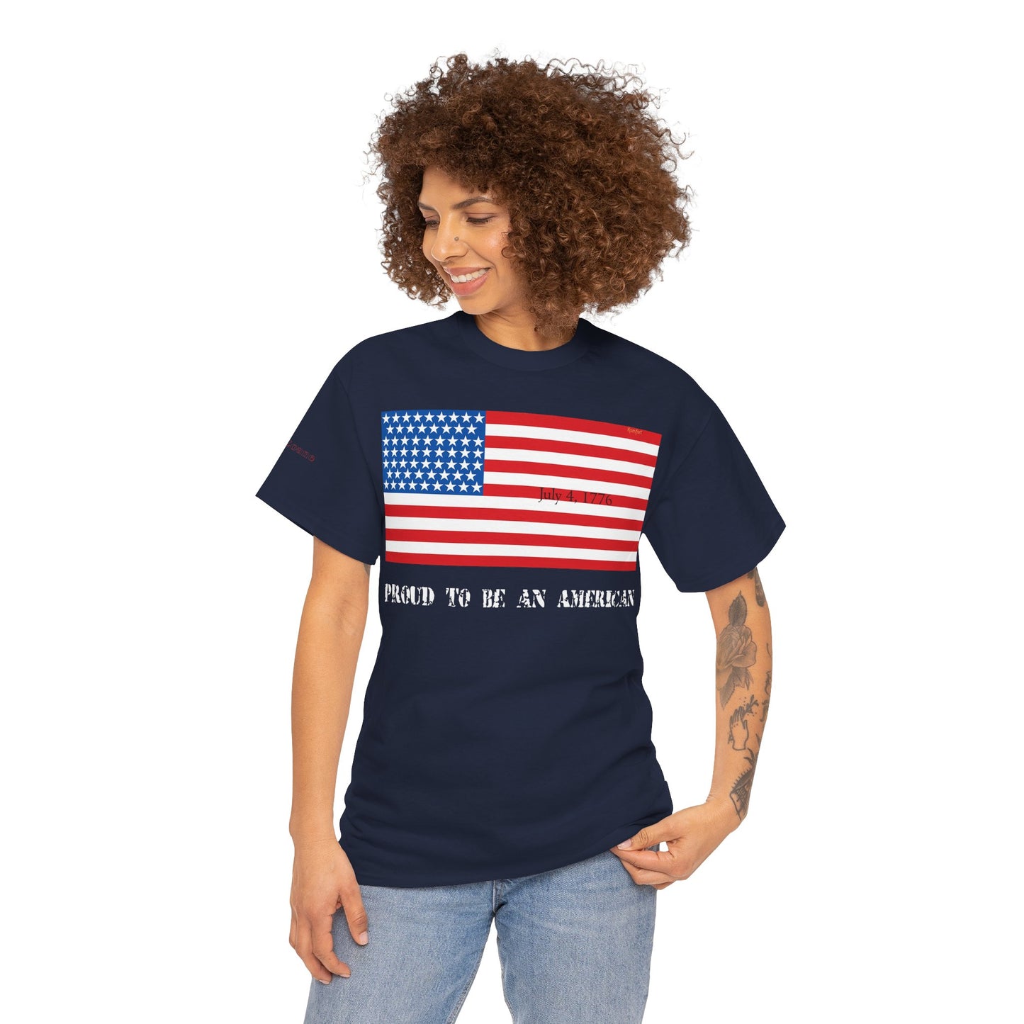 Men's or Women's American Independence T-Shirt (Dark)