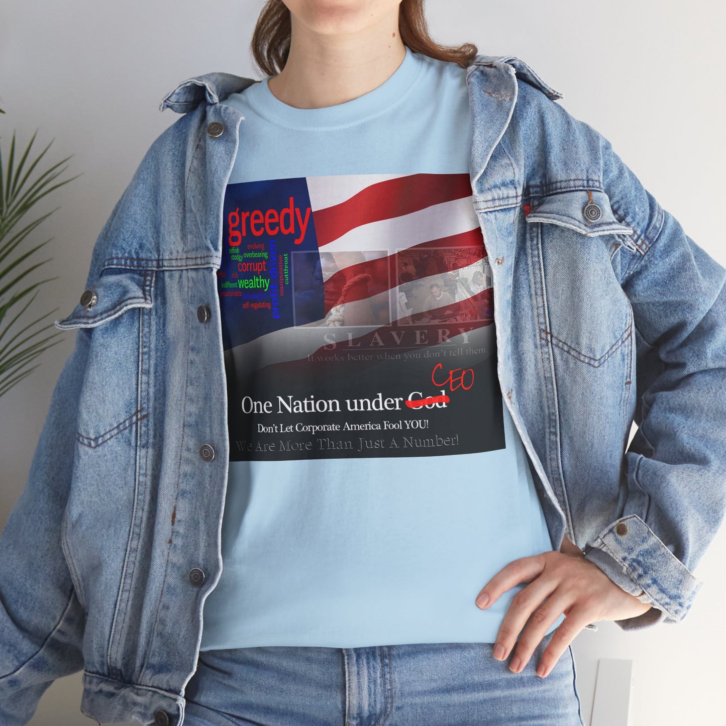 Men's or Women's Corporate Greed T-Shirt