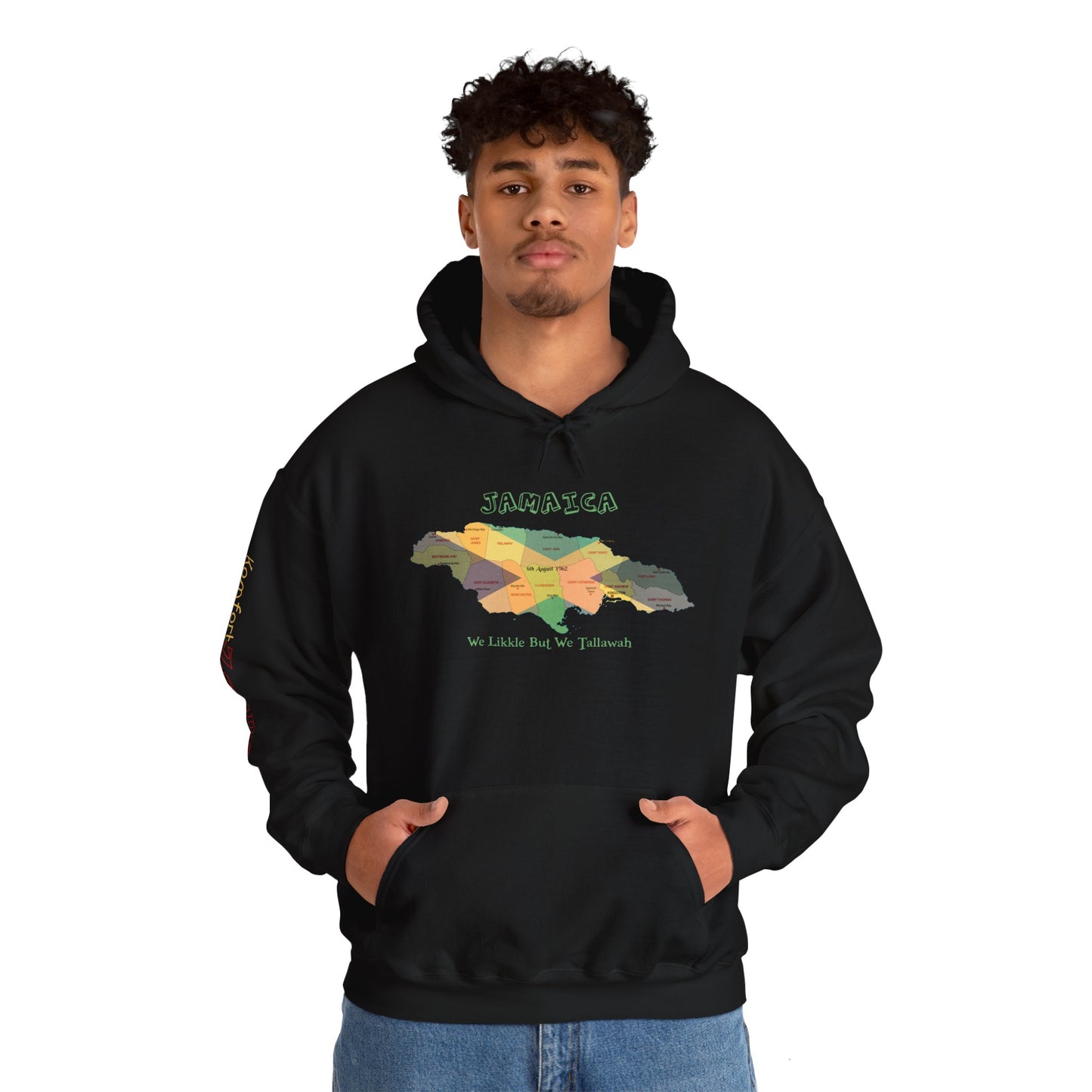 Jamaican Independence Parish Men's or Women's Hooded Sweatshirt