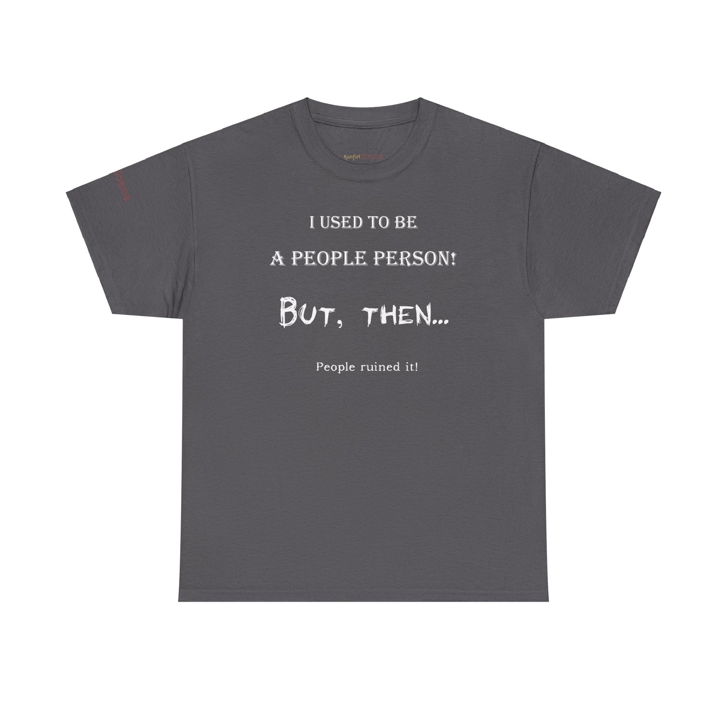 Men's or Women's People Person T-Shirt (Dark)