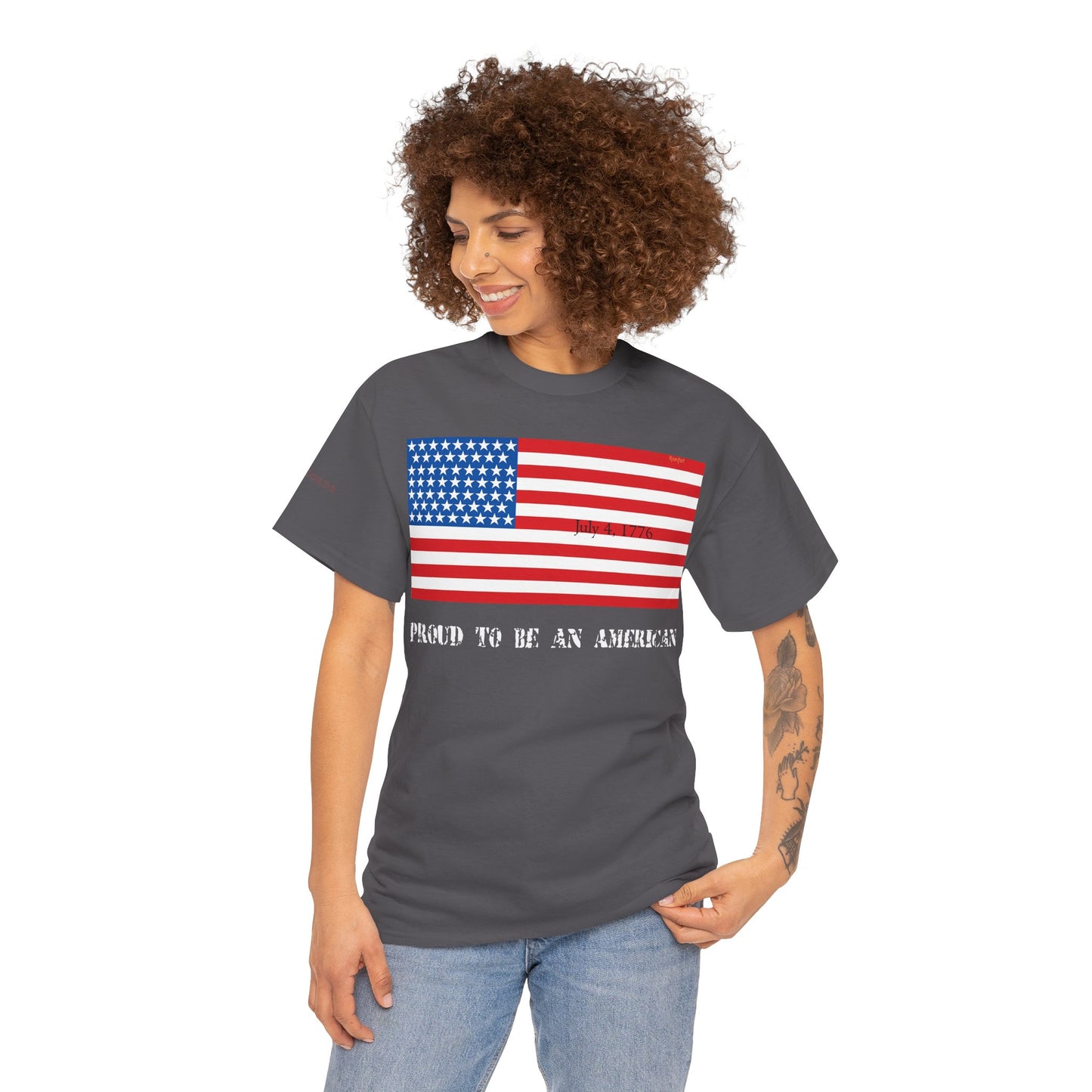 Men's or Women's American Independence T-Shirt (Dark)