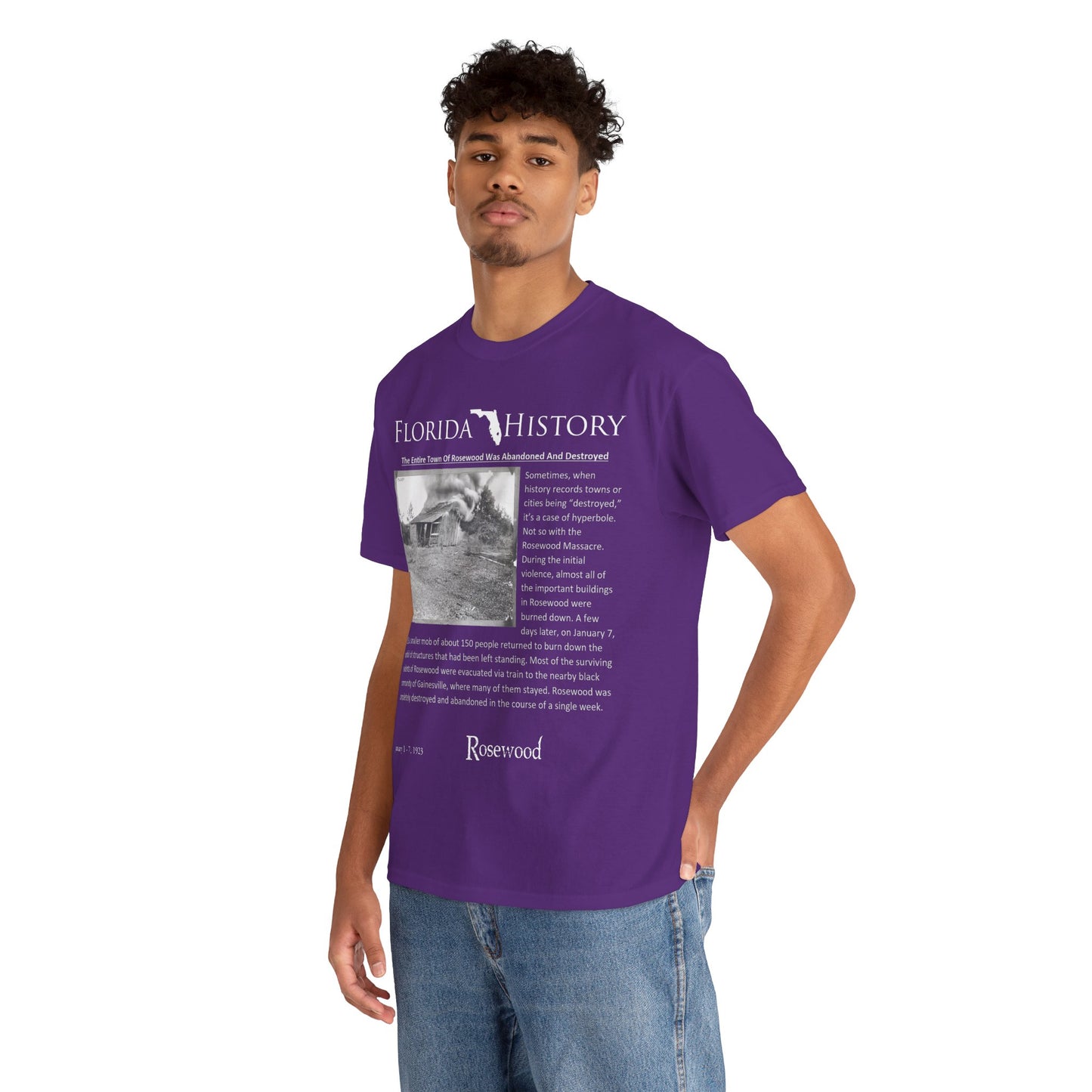 Men's or Women's Florida History - Rosewood Massacre T-Shirt