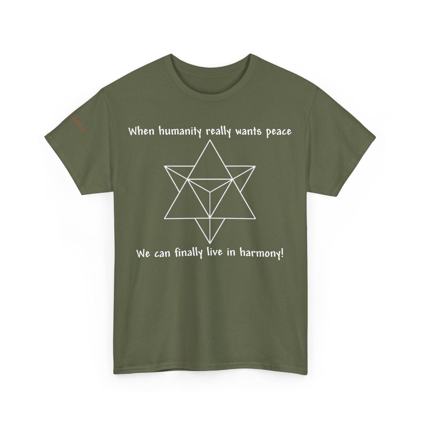 Men's or Women's Harmony Heavy Cotton T-Shirt (Dark)