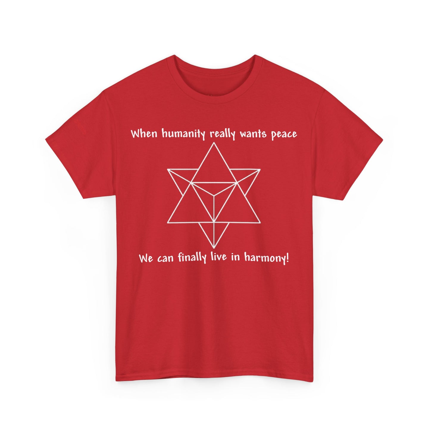 Men's or Women's Harmony Heavy Cotton T-Shirt (Dark)