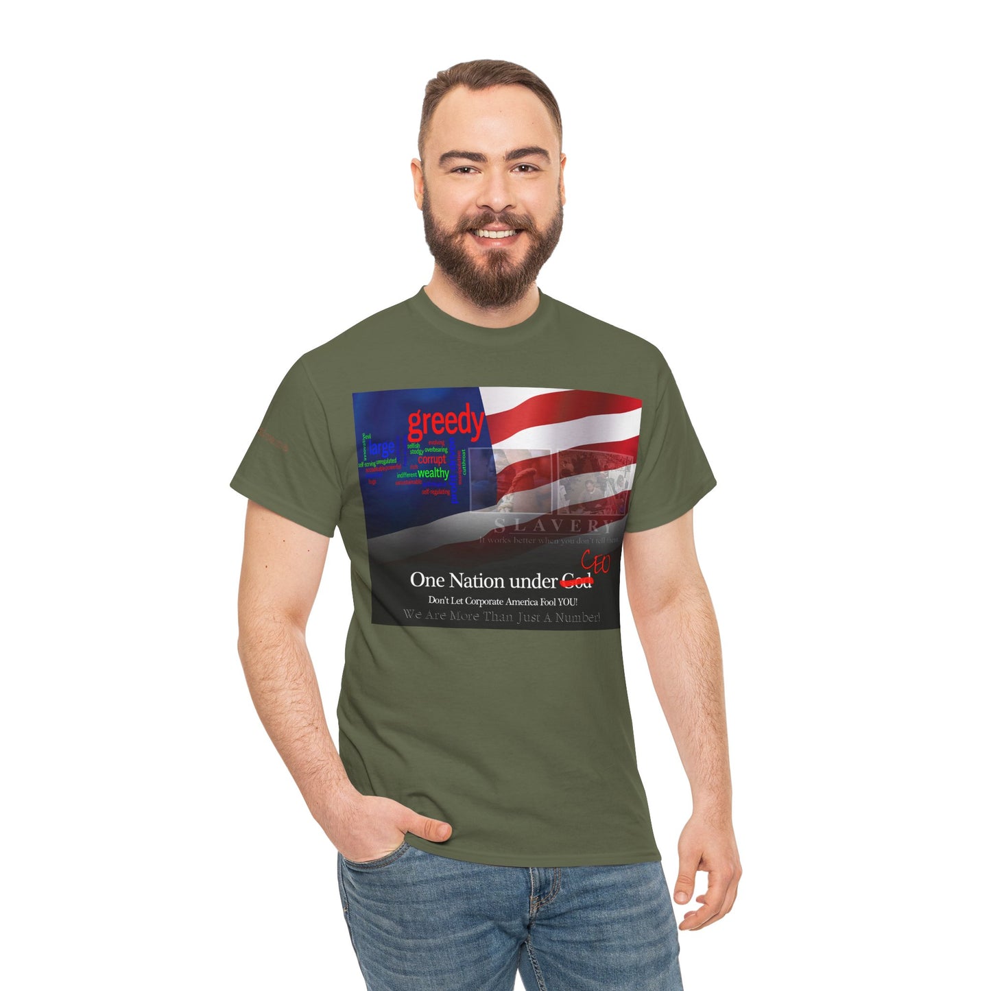 Men's or Women's Corporate Greed T-Shirt