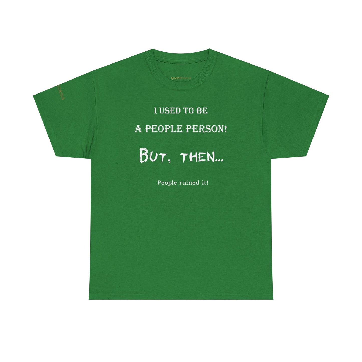 Men's or Women's People Person T-Shirt (Dark)