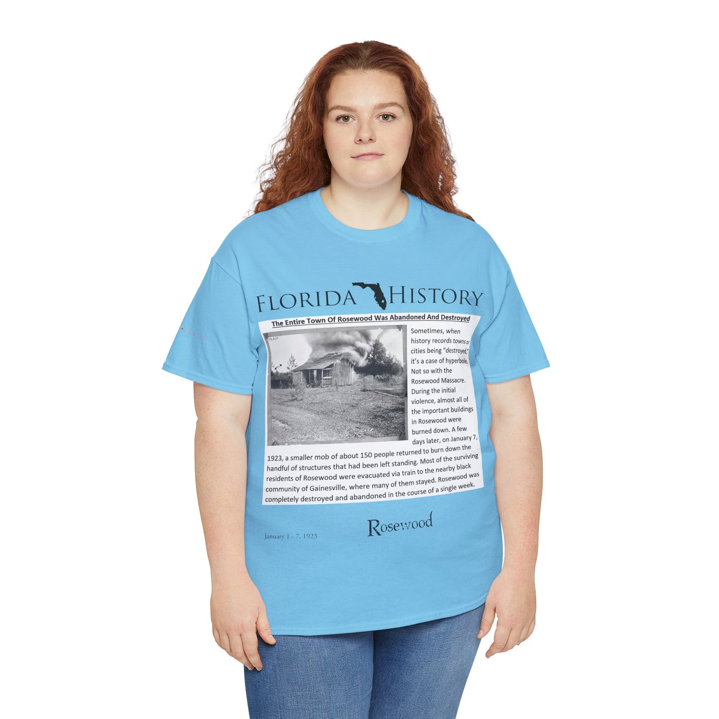 Men's or Women's Florida History - Rosewood Massacre T-Shirt