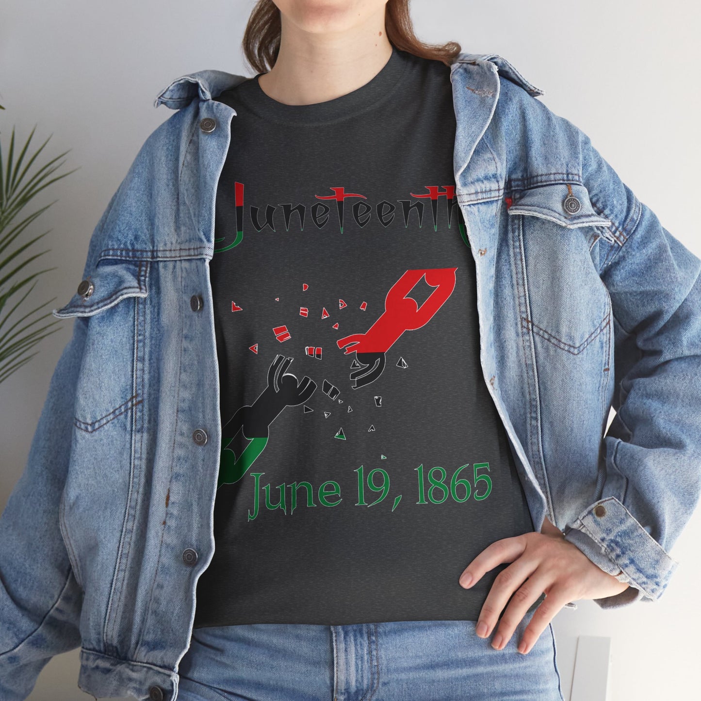 Men's or Women's Juneteenth Broken Chains T-Shirt
