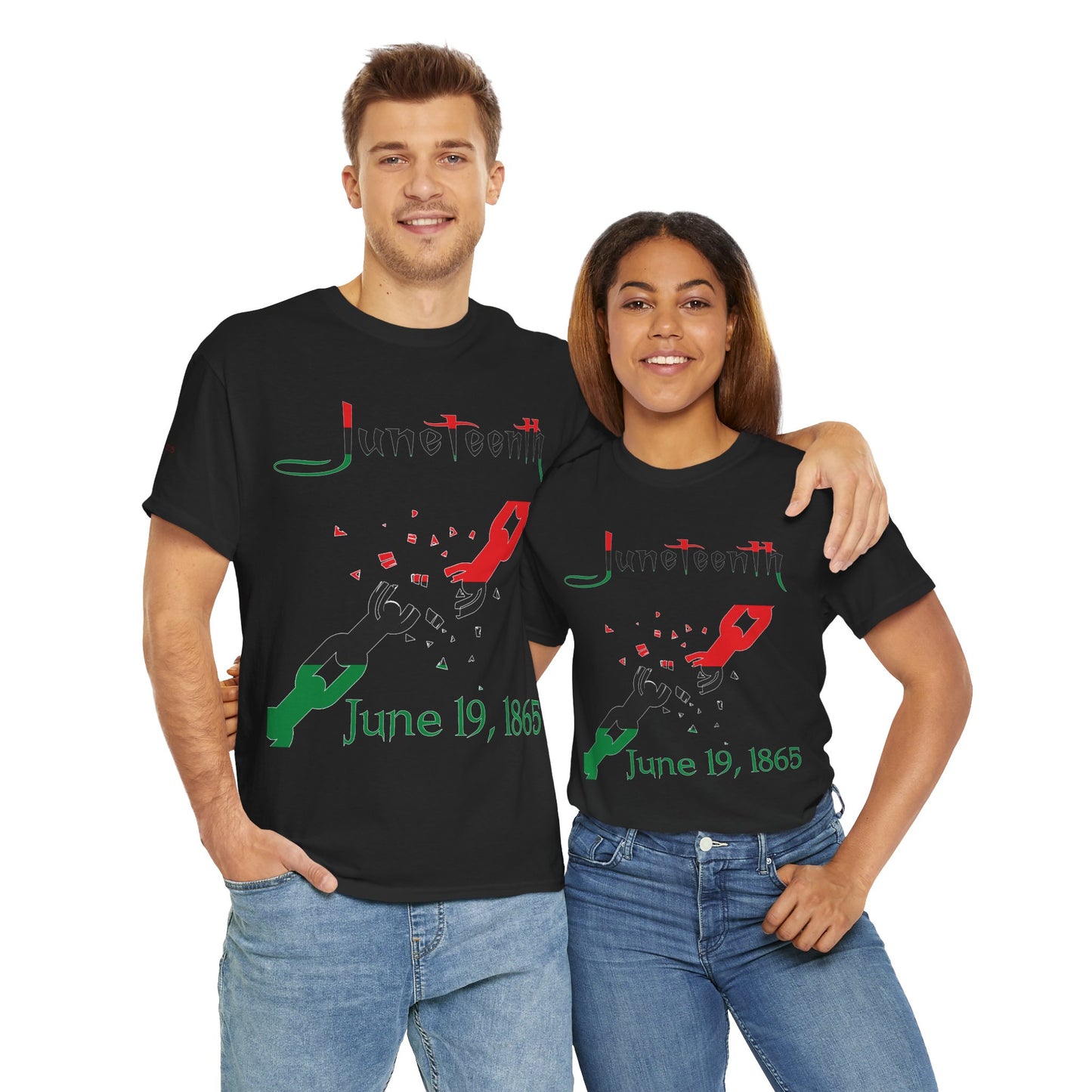 Men's or Women's Juneteenth Broken Chains T-Shirt