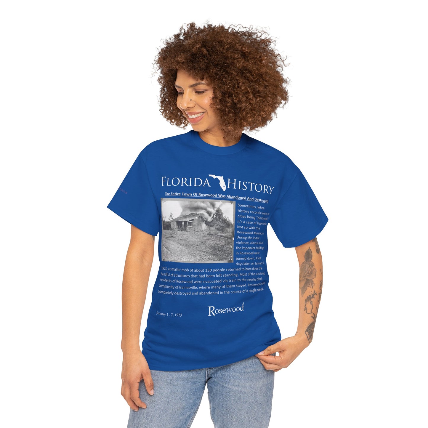 Men's or Women's Florida History - Rosewood Massacre T-Shirt