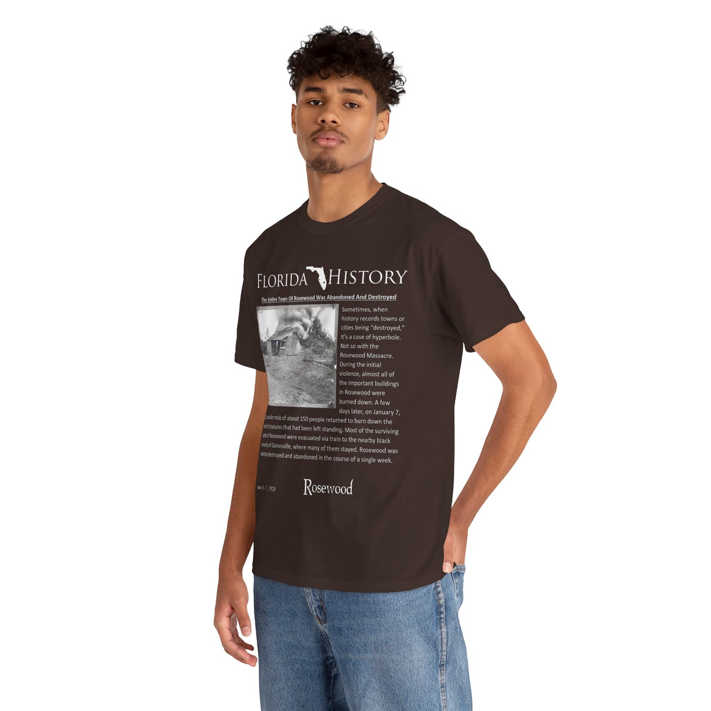 Men's or Women's Florida History - Rosewood Massacre T-Shirt