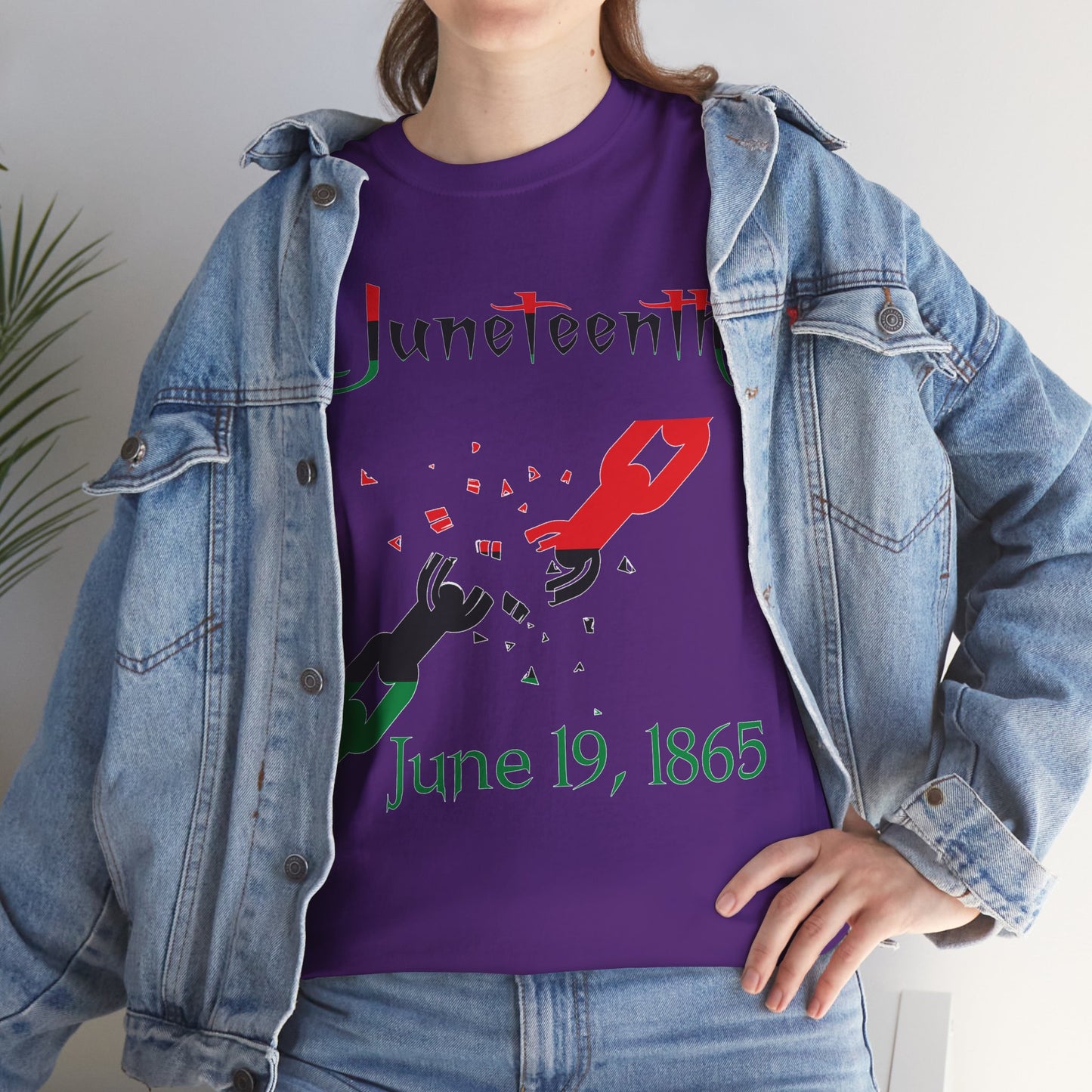 Men's or Women's Juneteenth Broken Chains T-Shirt