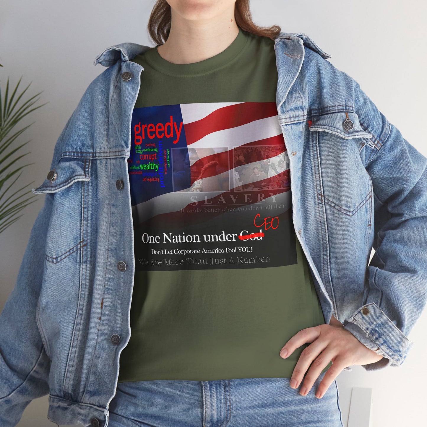Men's or Women's Corporate Greed T-Shirt