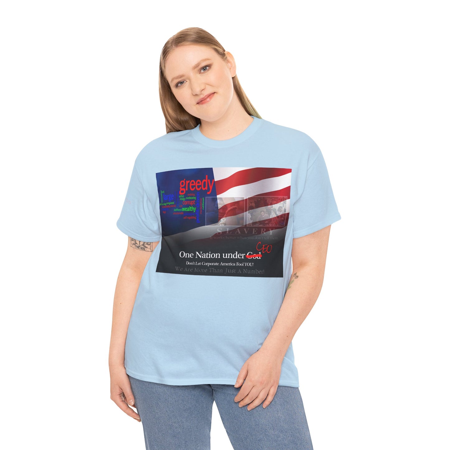 Men's or Women's Corporate Greed T-Shirt