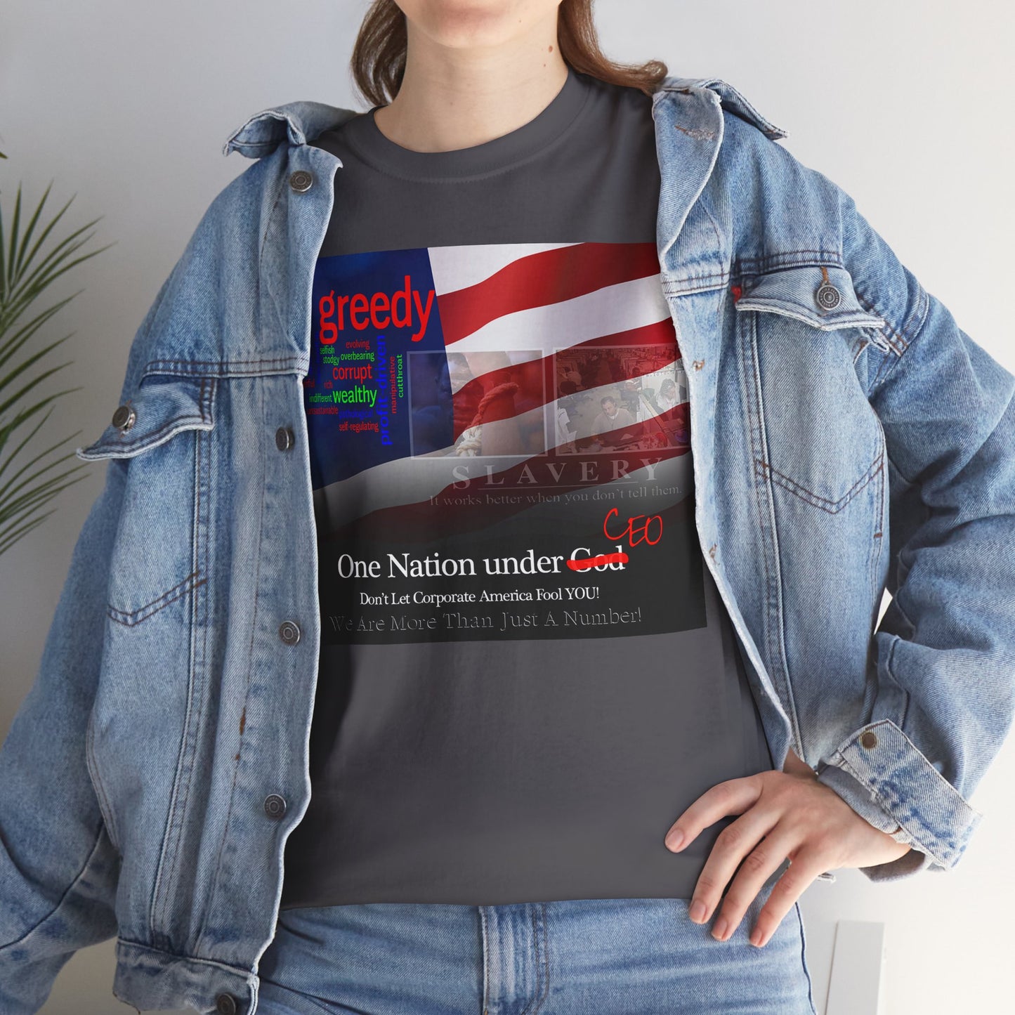 Men's or Women's Corporate Greed T-Shirt