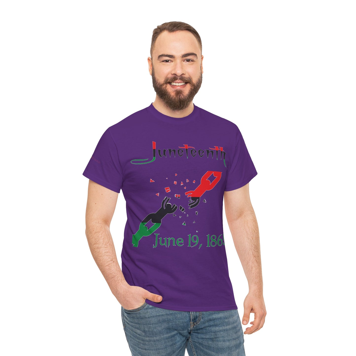 Men's or Women's Juneteenth Broken Chains T-Shirt