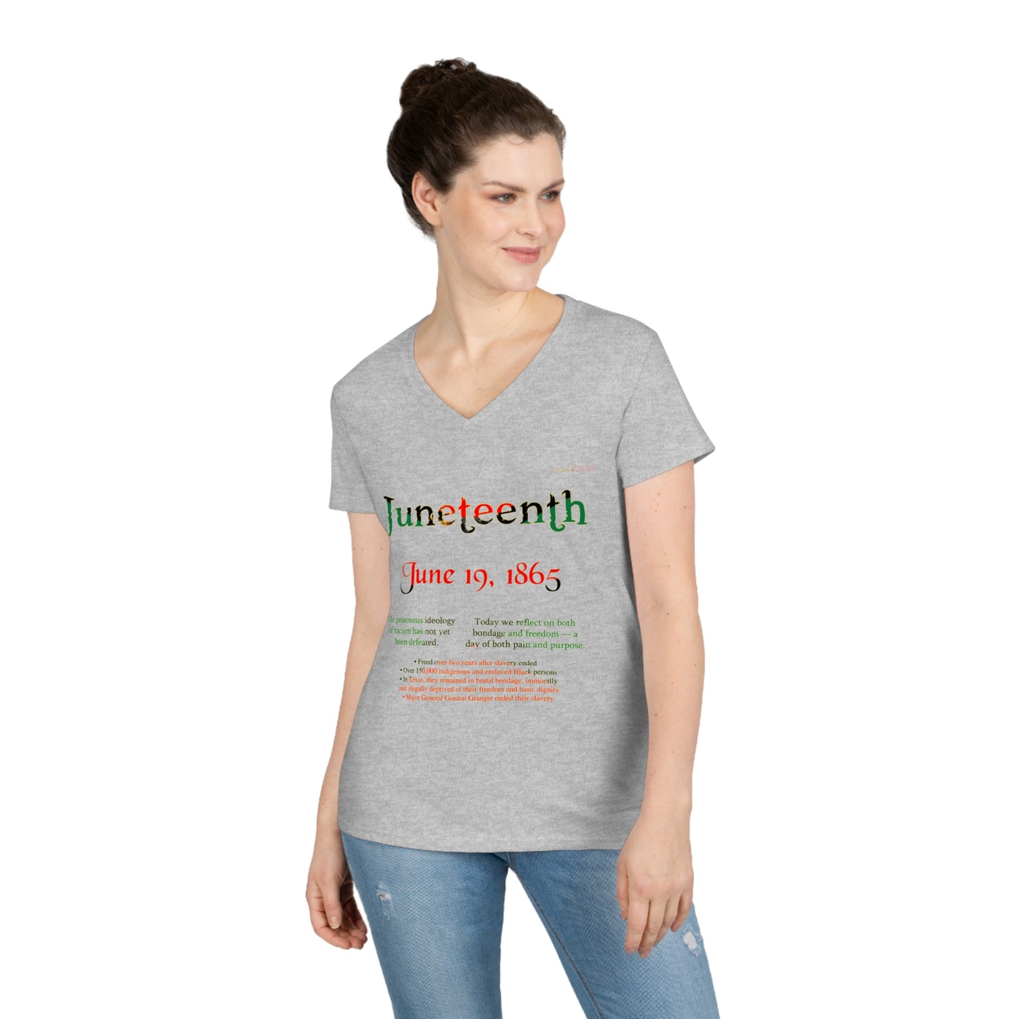 Juneteenth Emancipation Women's V-Neck T-Shirt