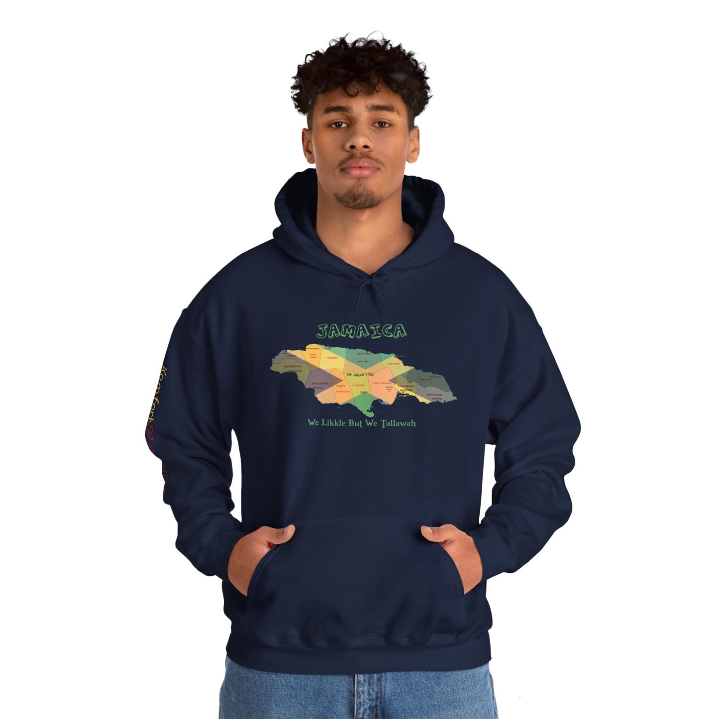 Jamaican Independence Parish Men's or Women's Hooded Sweatshirt
