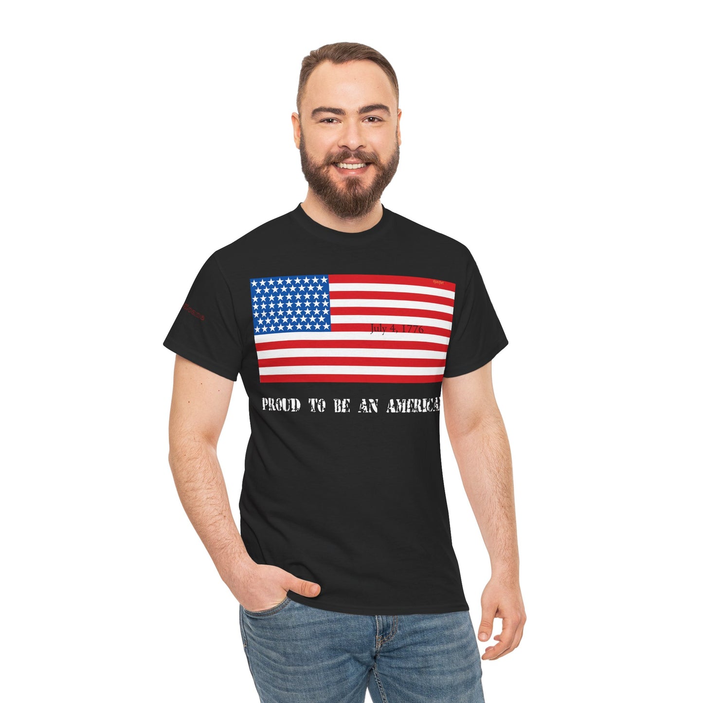 Men's or Women's American Independence T-Shirt (Dark)