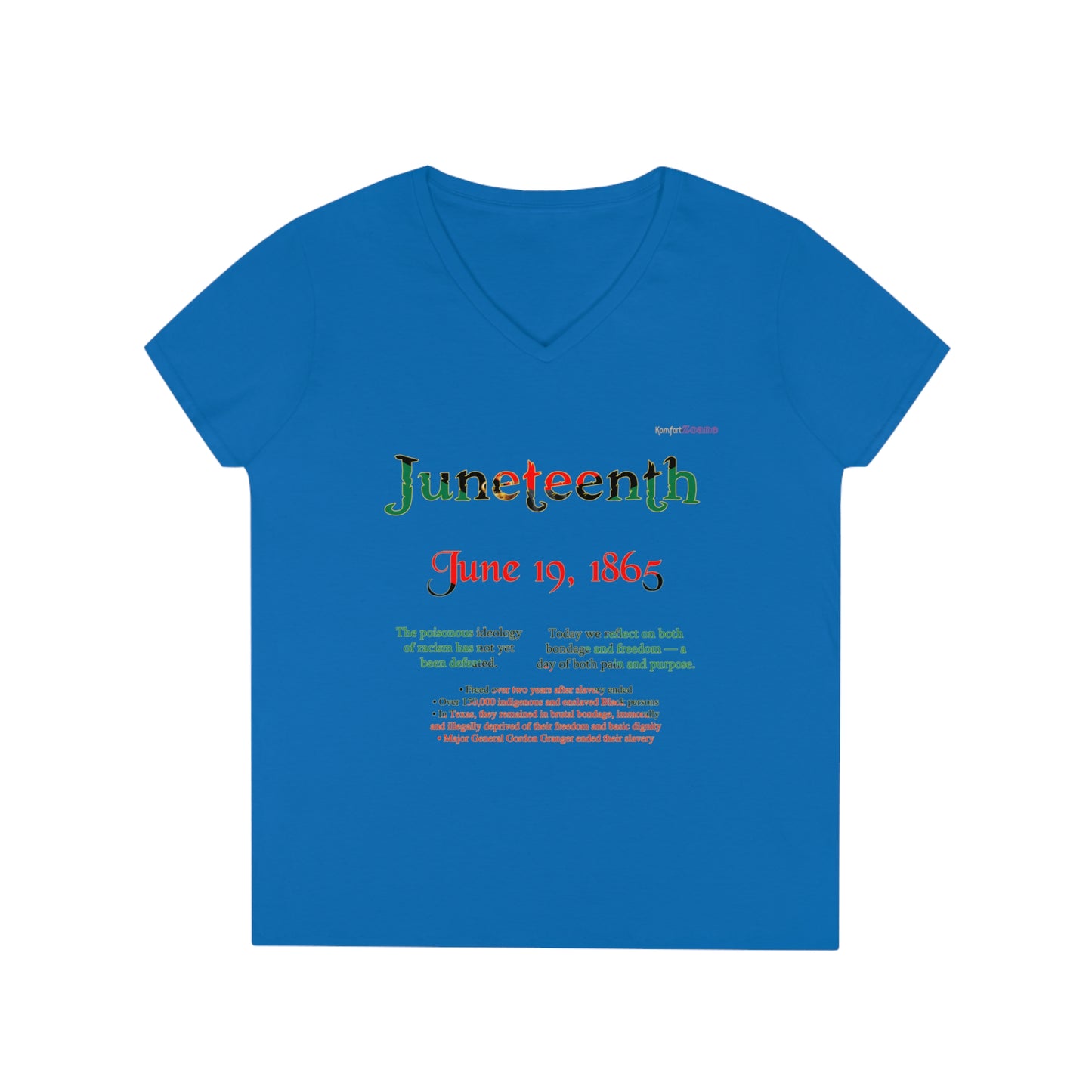 Juneteenth Emancipation Women's V-Neck T-Shirt