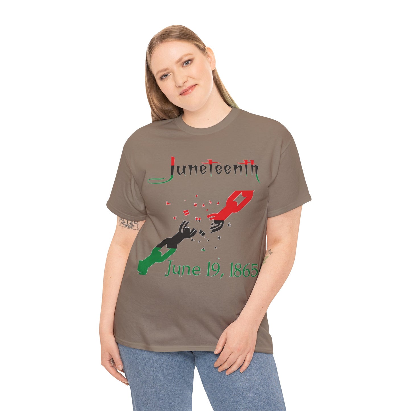 Men's or Women's Juneteenth Broken Chains T-Shirt