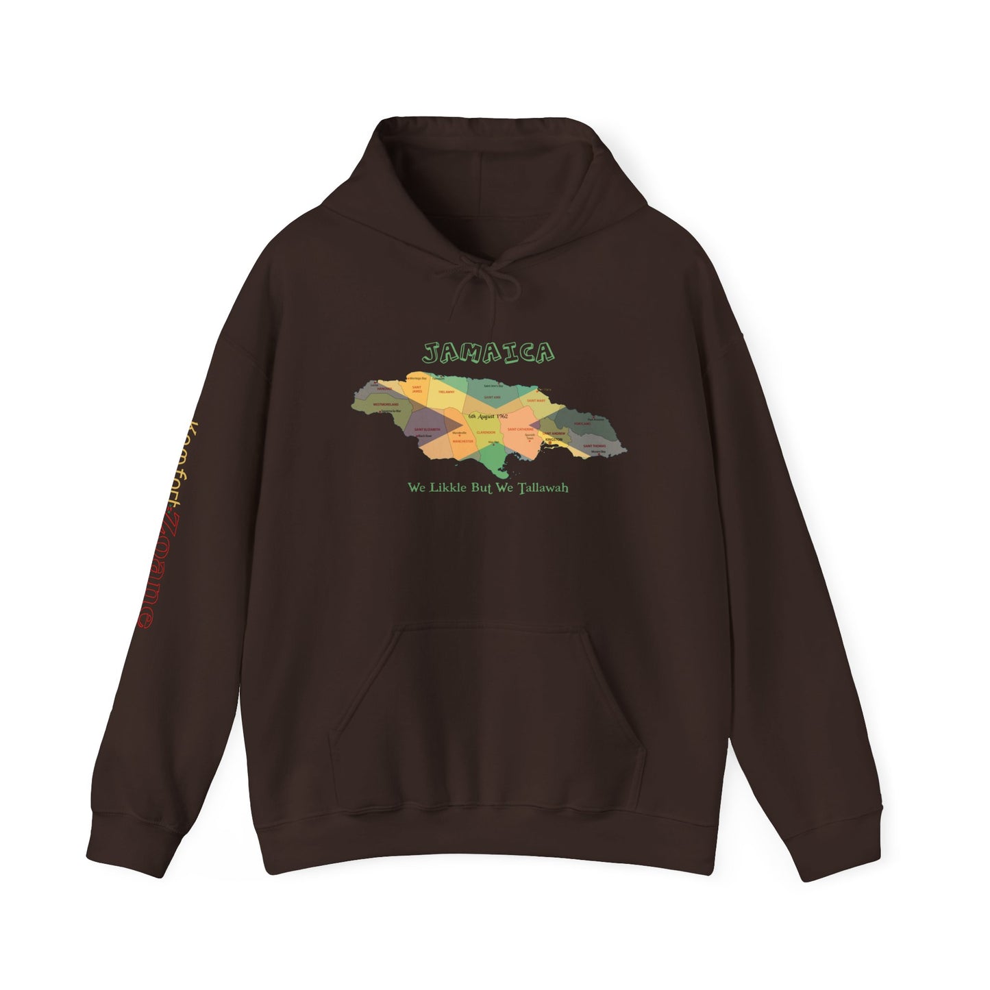 Jamaican Independence Parish Men's or Women's Hooded Sweatshirt