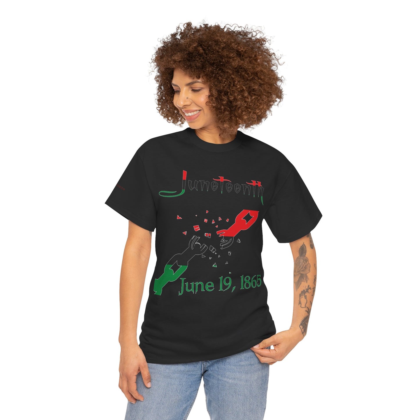 Men's or Women's Juneteenth Broken Chains T-Shirt