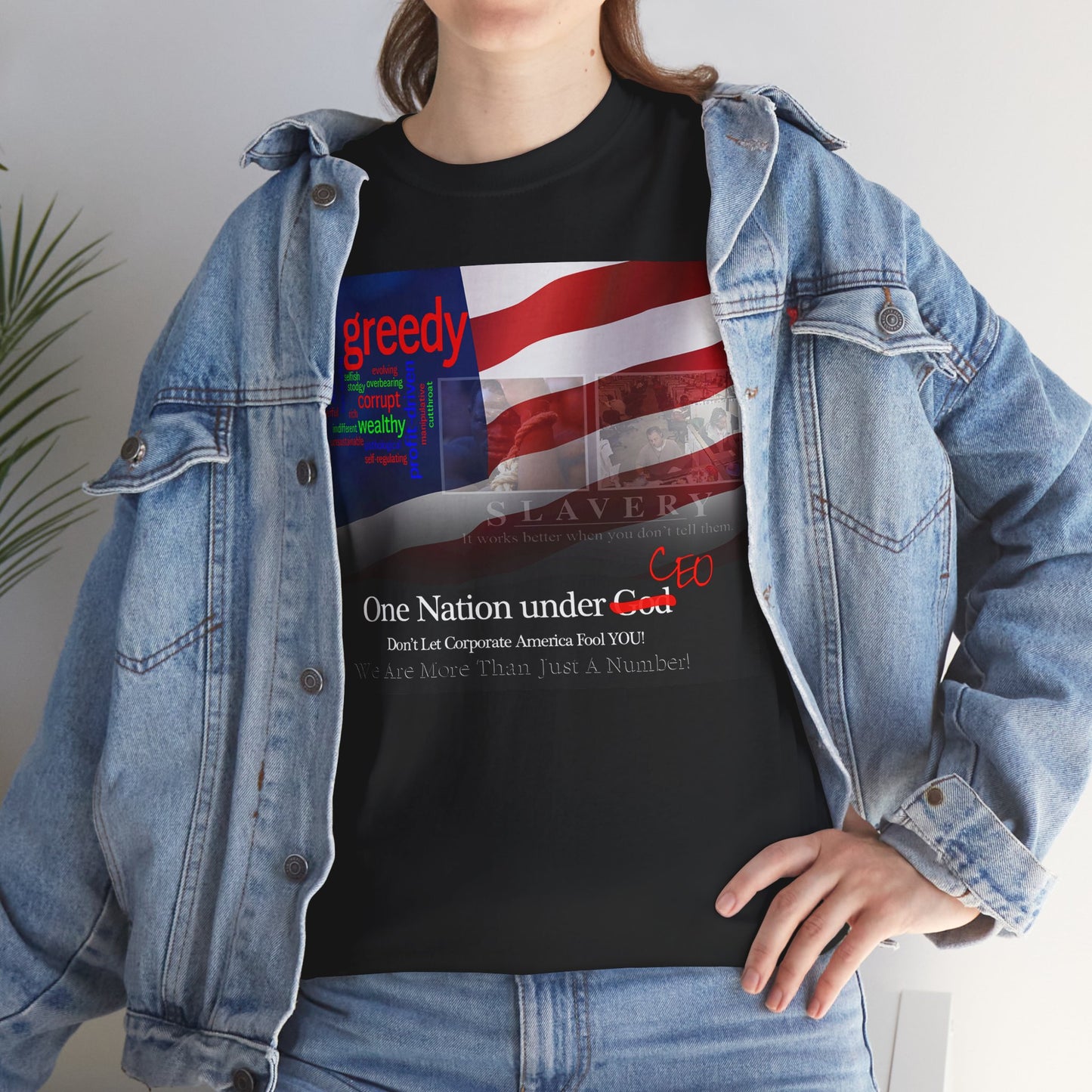 Men's or Women's Corporate Greed T-Shirt