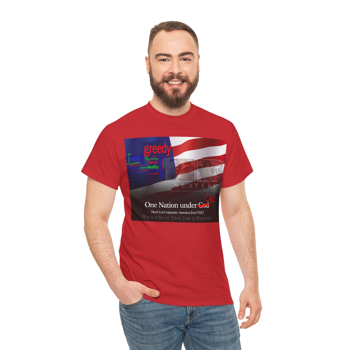 Men's or Women's Corporate Greed T-Shirt