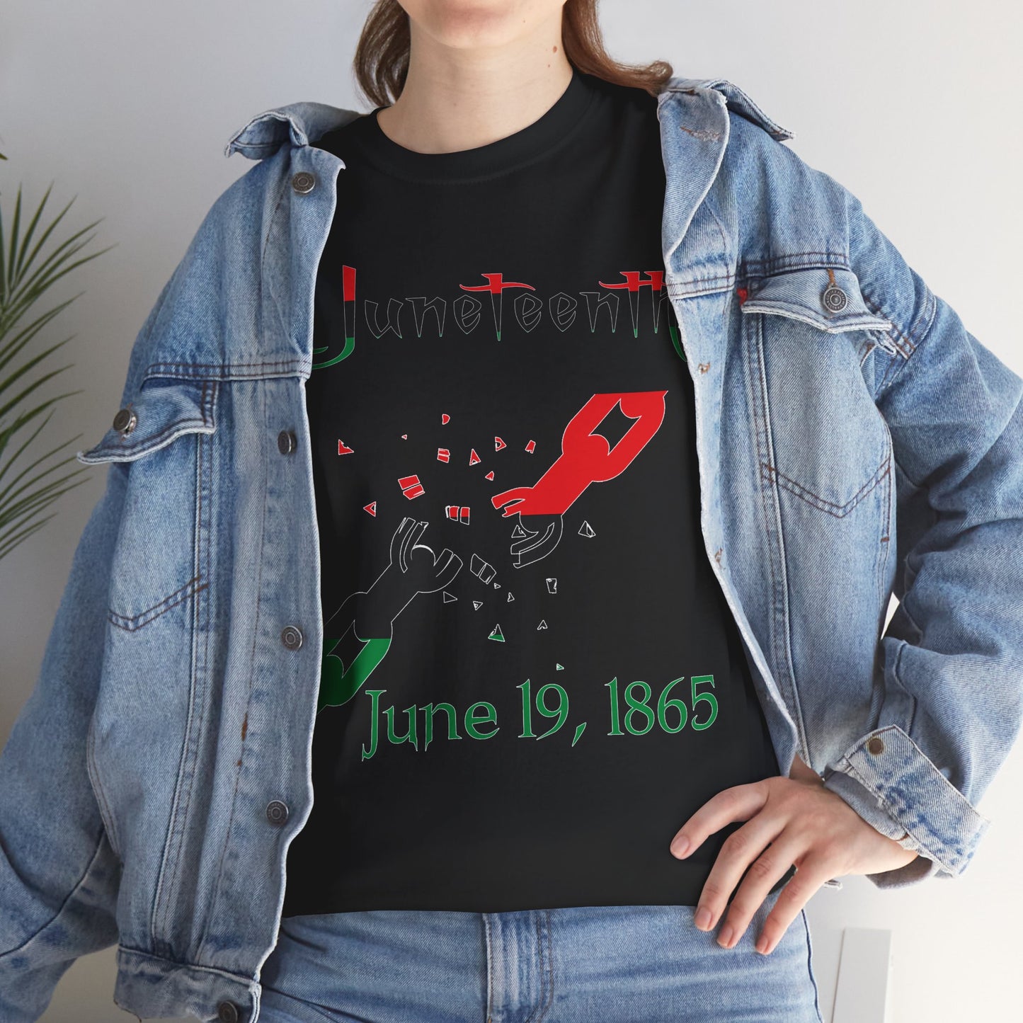 Men's or Women's Juneteenth Broken Chains T-Shirt
