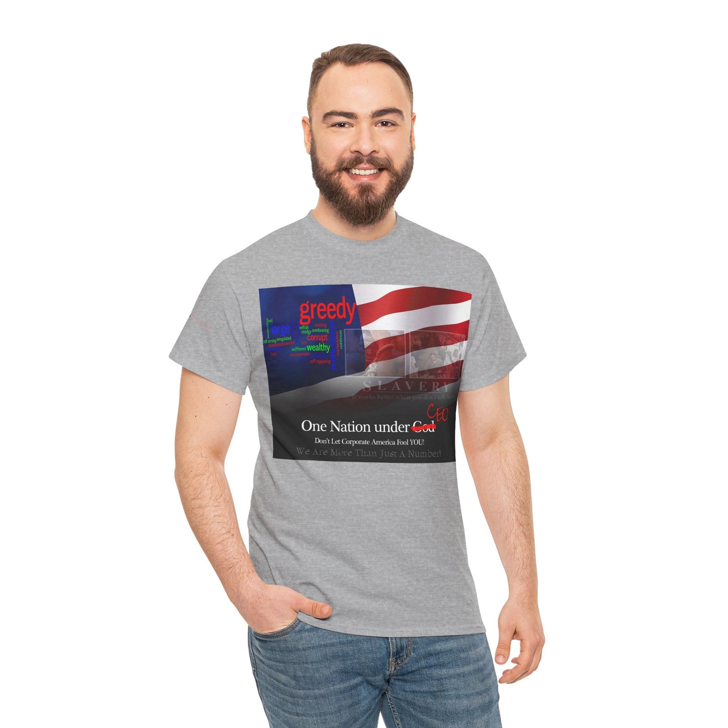 Men's or Women's Corporate Greed T-Shirt