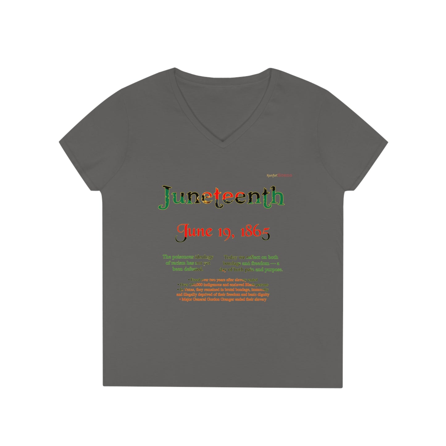 Juneteenth Emancipation Women's V-Neck T-Shirt