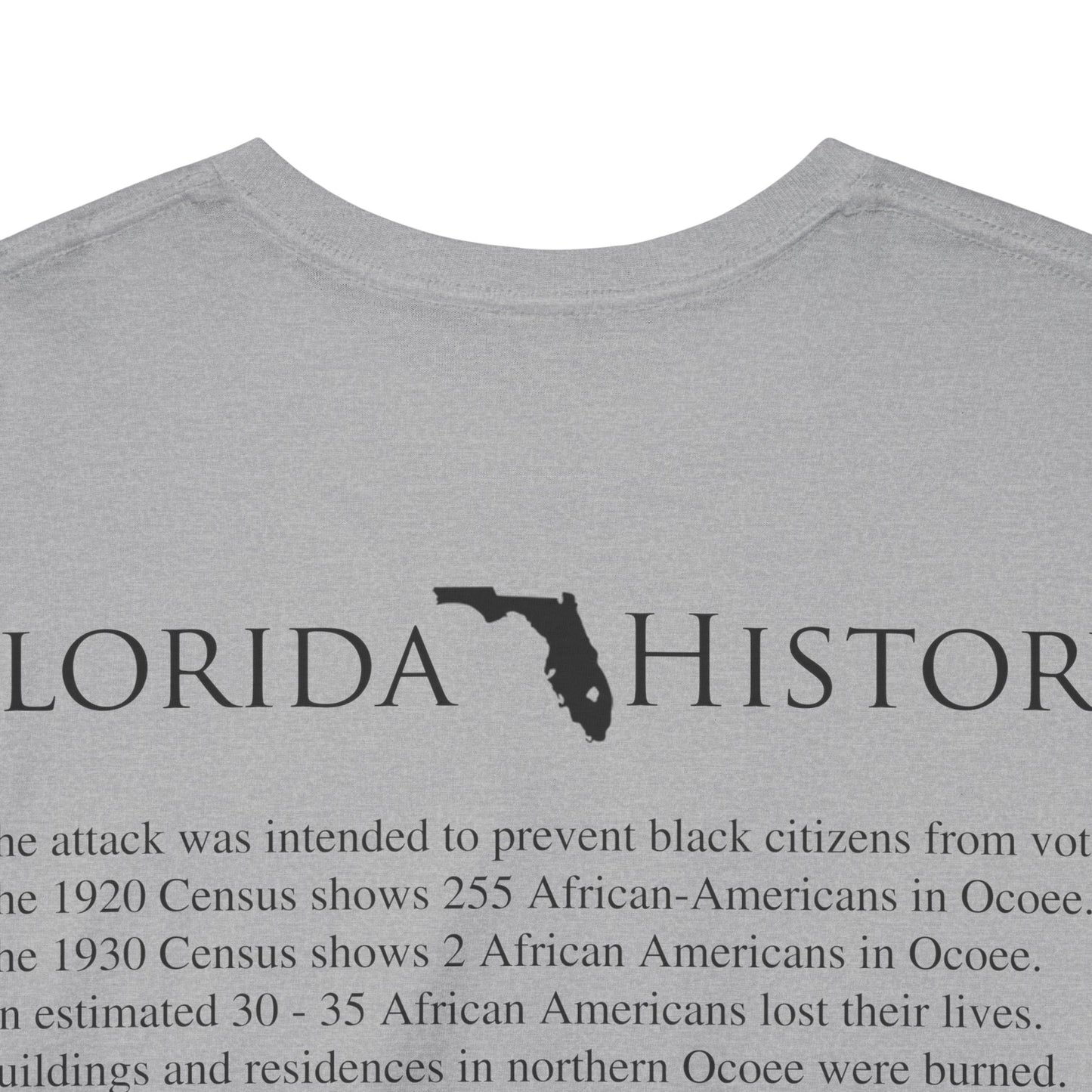 Men's or Women's Florida History - Ocoee Massacre T-Shirt