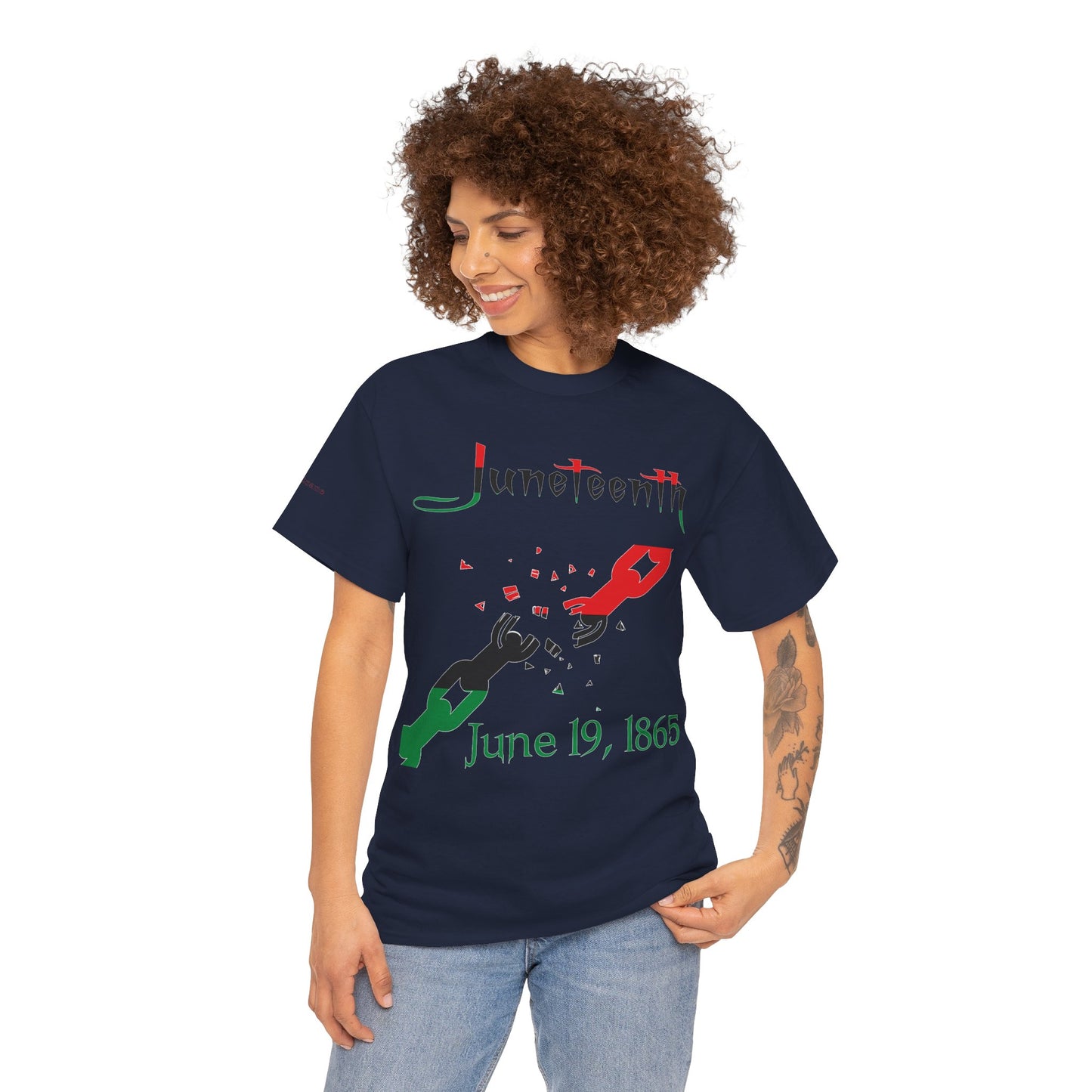 Men's or Women's Juneteenth Broken Chains T-Shirt