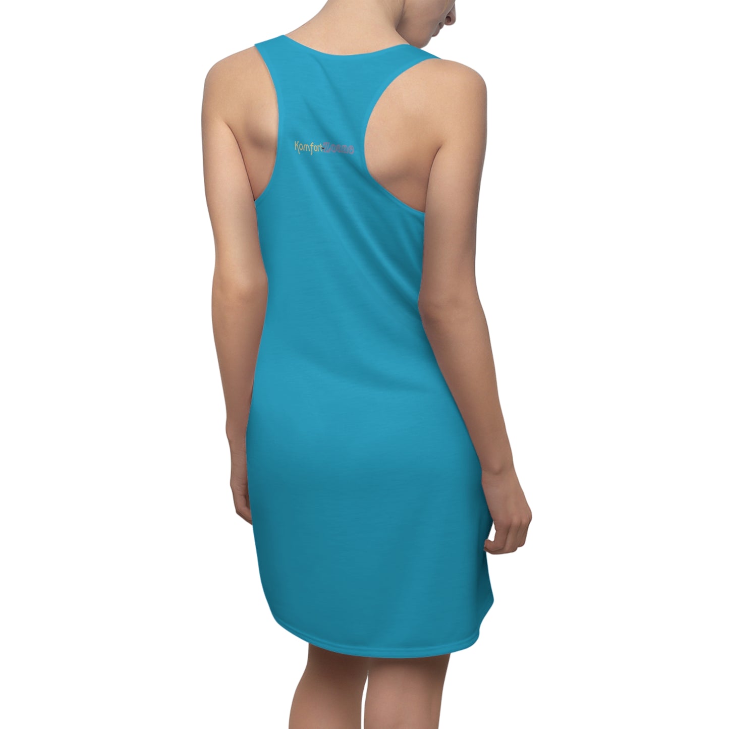 Turquoise I Am Music Racerback Dress