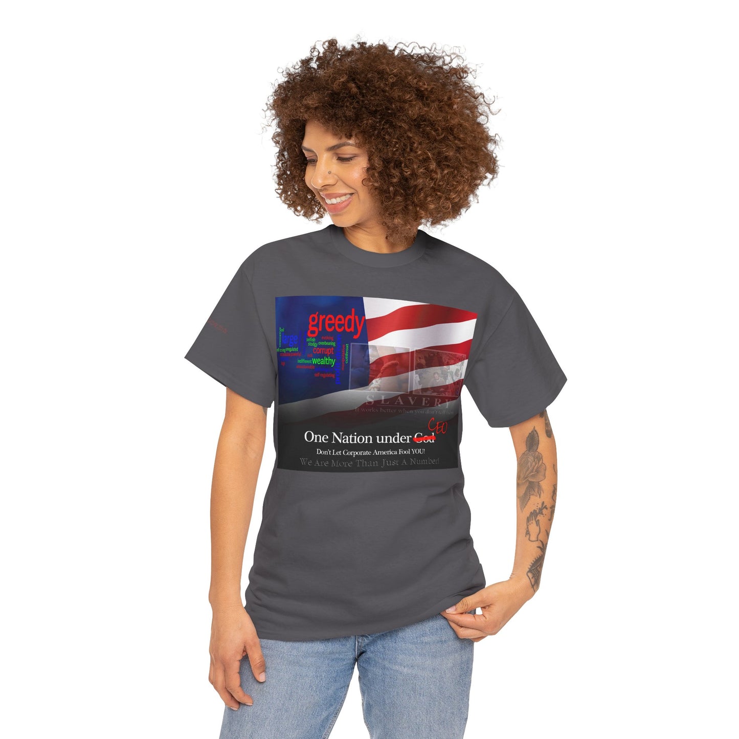 Men's or Women's Corporate Greed T-Shirt