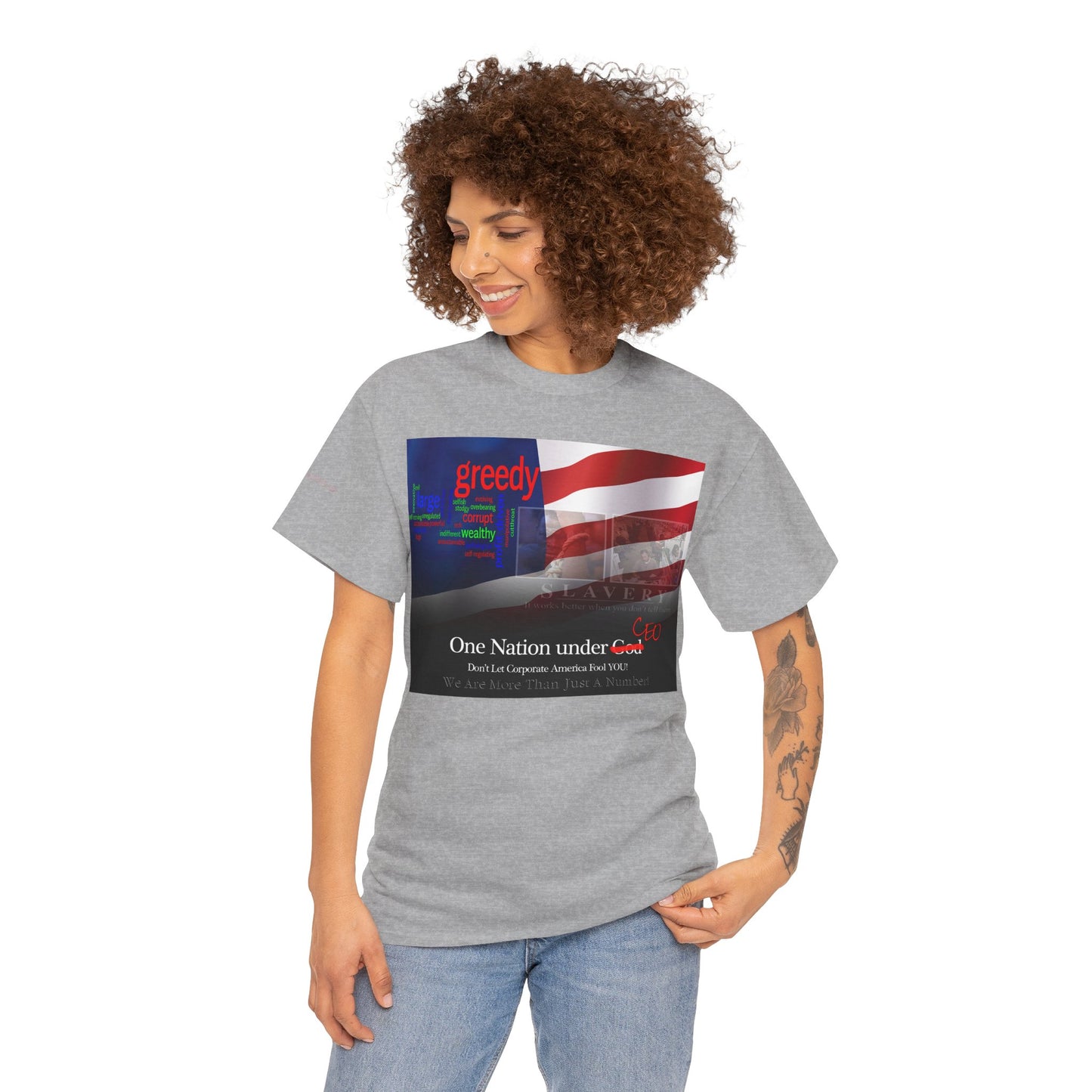 Men's or Women's Corporate Greed T-Shirt