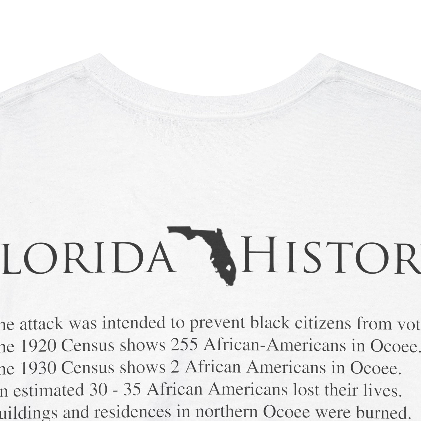 Men's or Women's Florida History - Ocoee Massacre T-Shirt