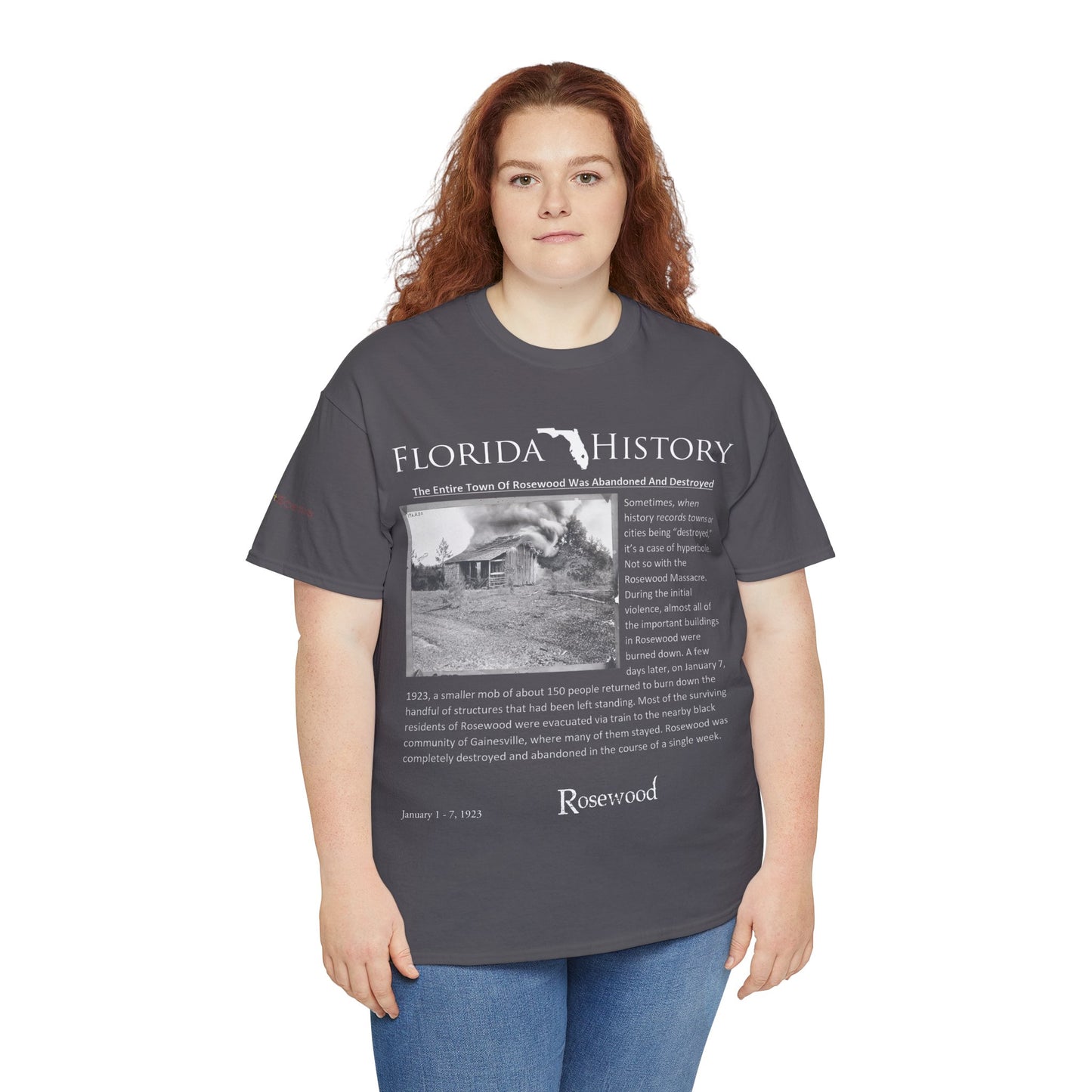 Men's or Women's Florida History - Rosewood Massacre T-Shirt