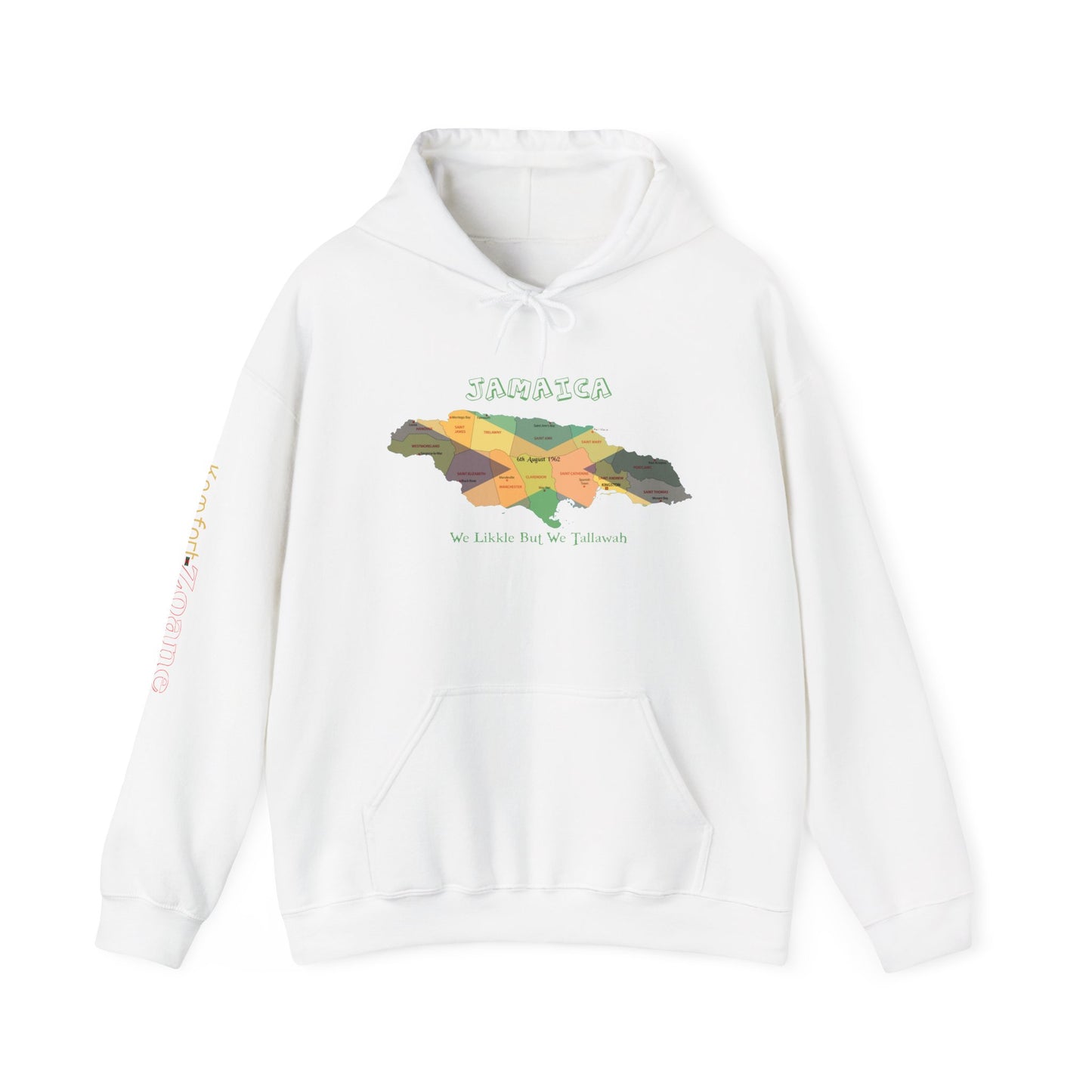 Jamaican Independence Parish Men's or Women's Hooded Sweatshirt