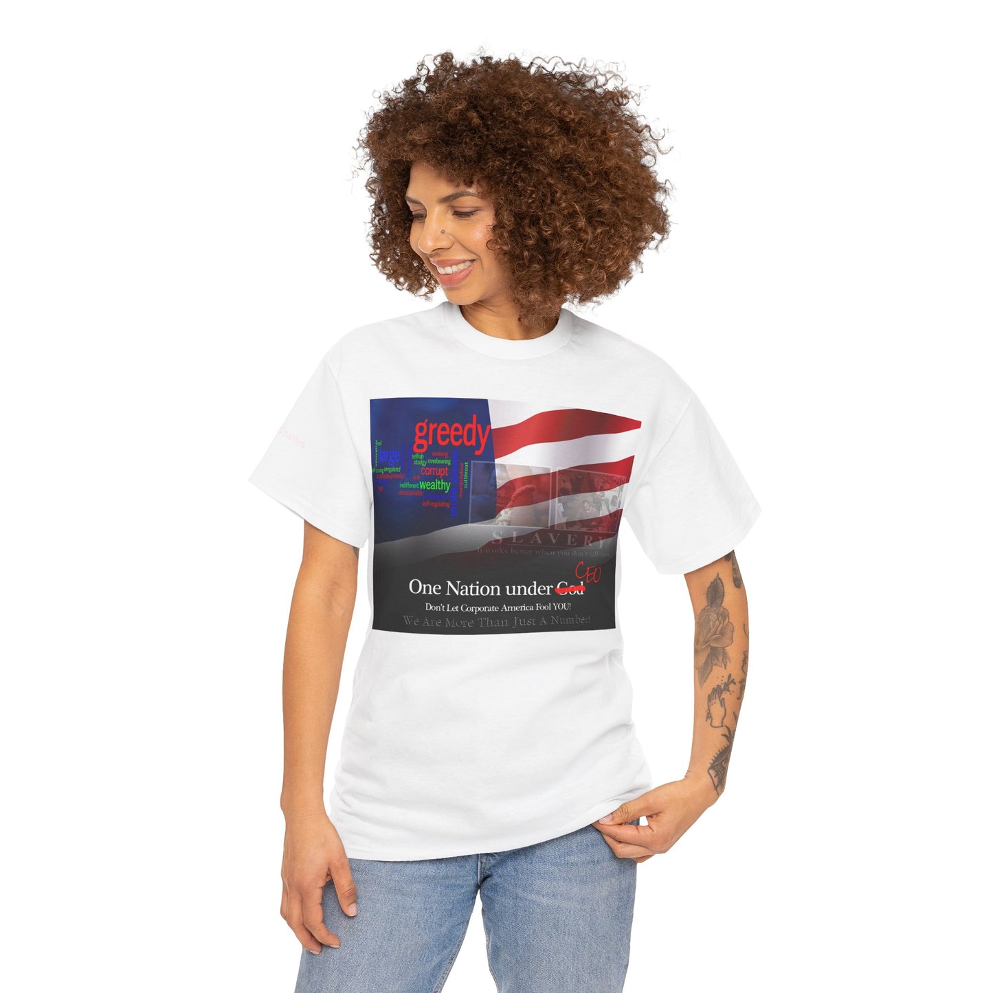 Men's or Women's Corporate Greed T-Shirt