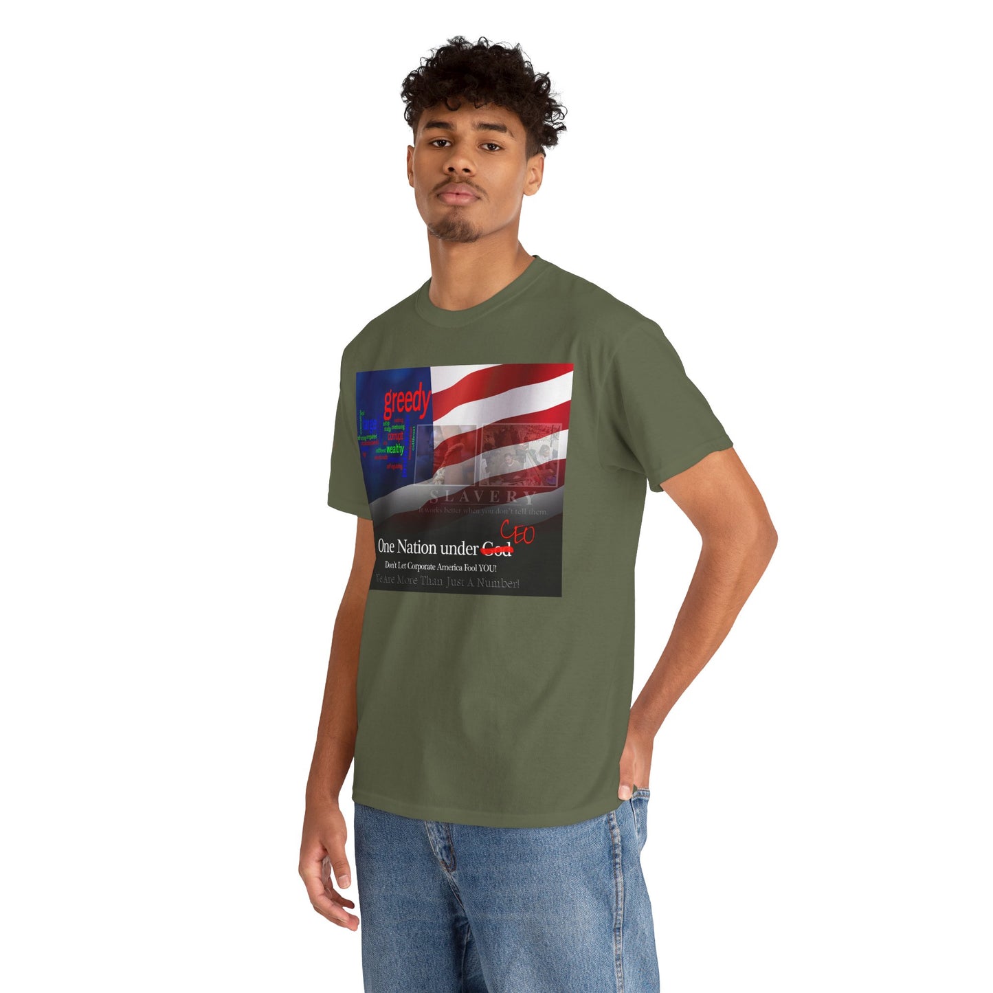 Men's or Women's Corporate Greed T-Shirt