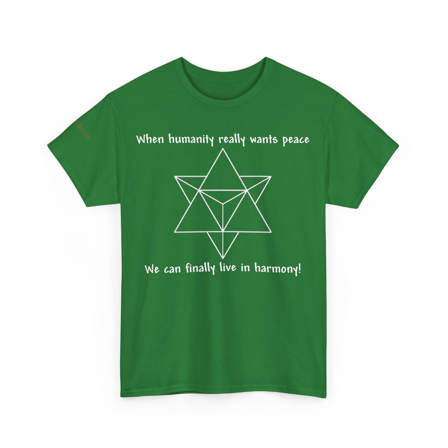 Men's or Women's Harmony Heavy Cotton T-Shirt (Dark)