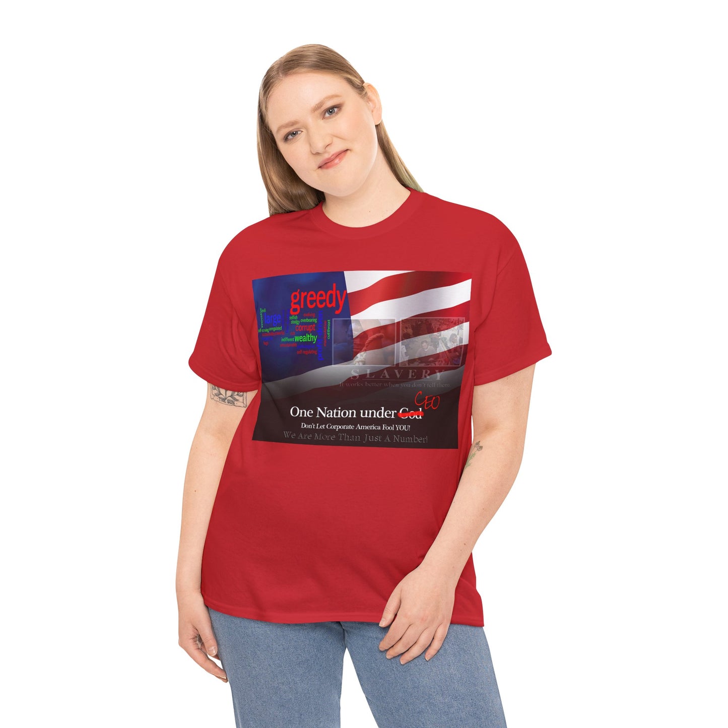 Men's or Women's Corporate Greed T-Shirt
