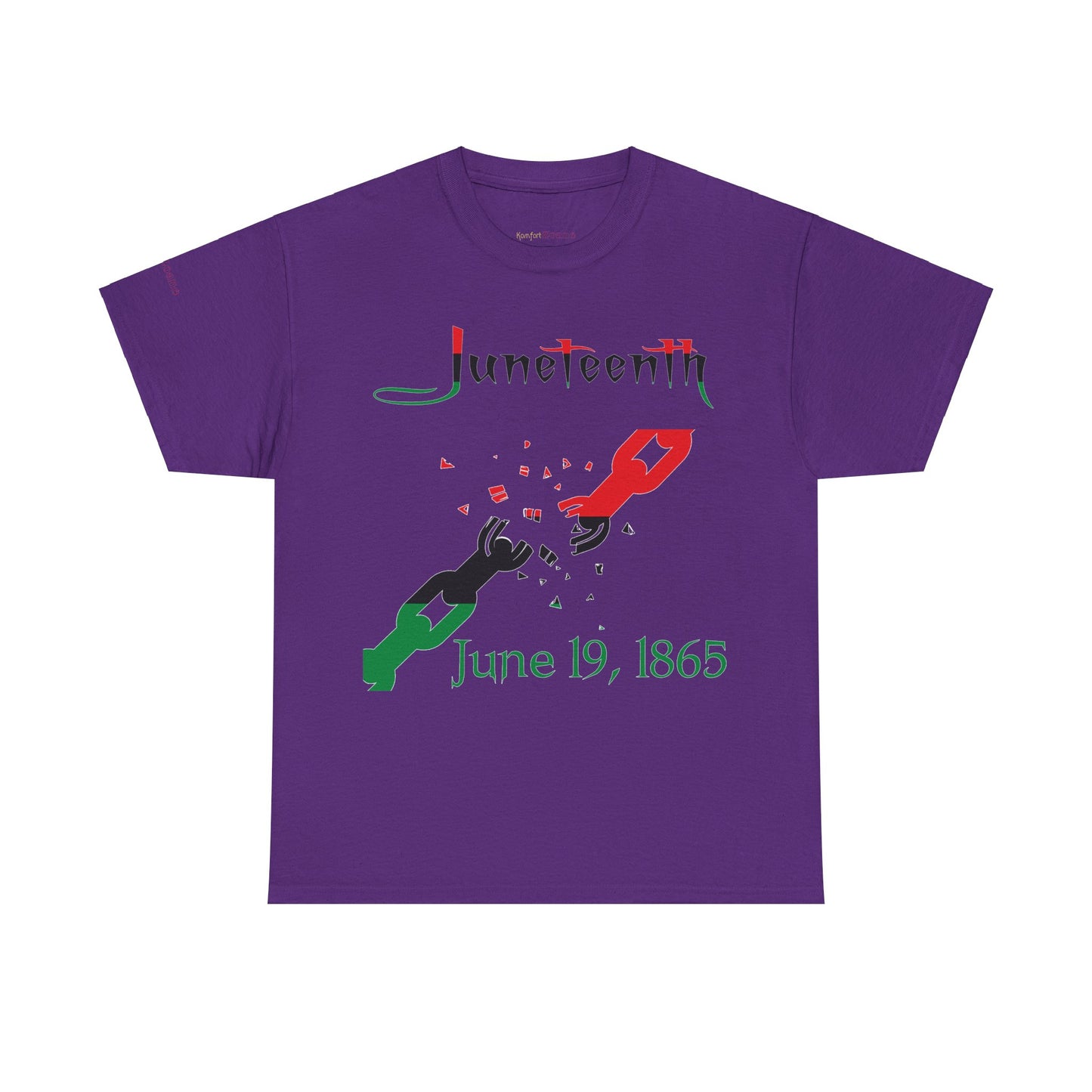 Men's or Women's Juneteenth Broken Chains T-Shirt