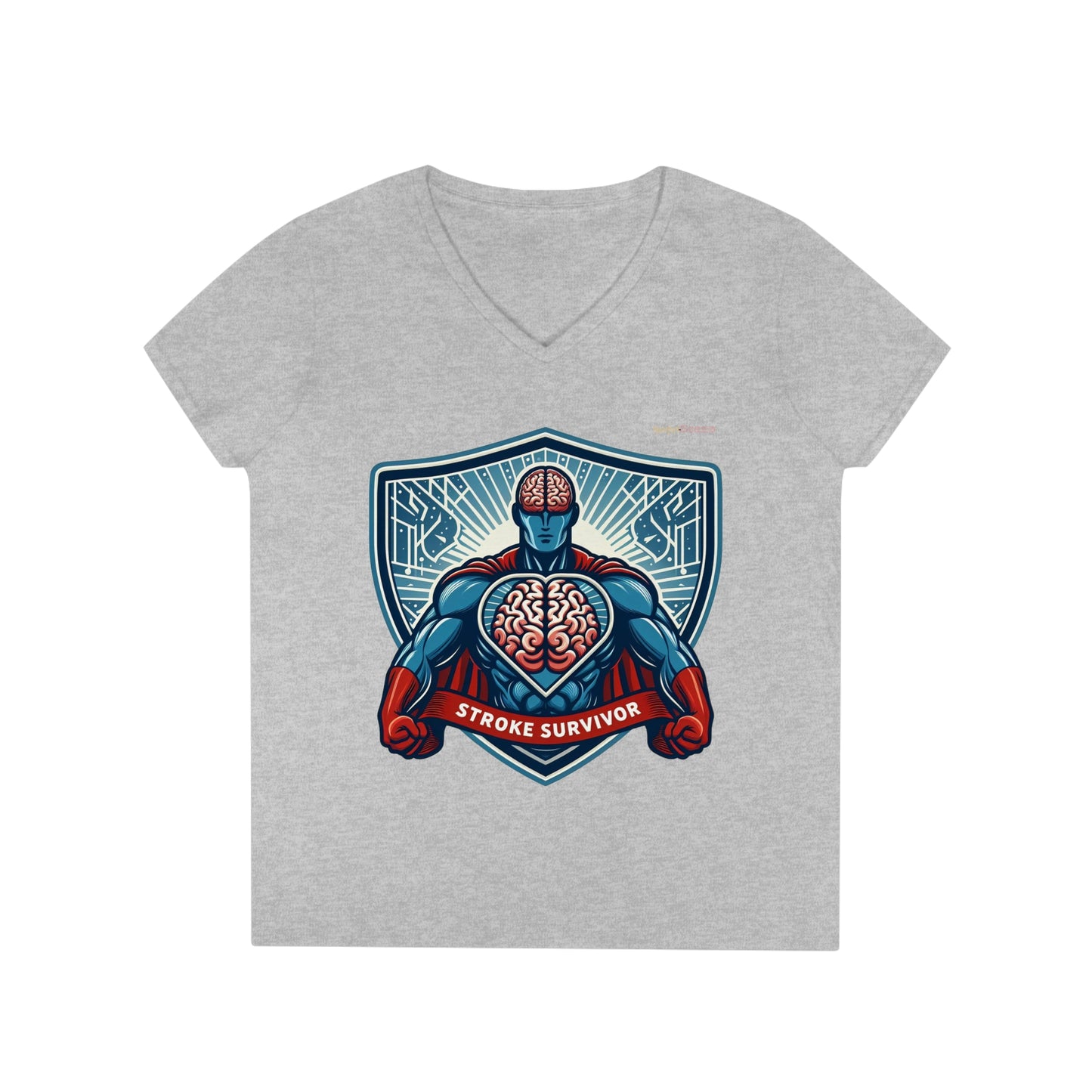 Stroke Survivor Women's V-Neck T-Shirt