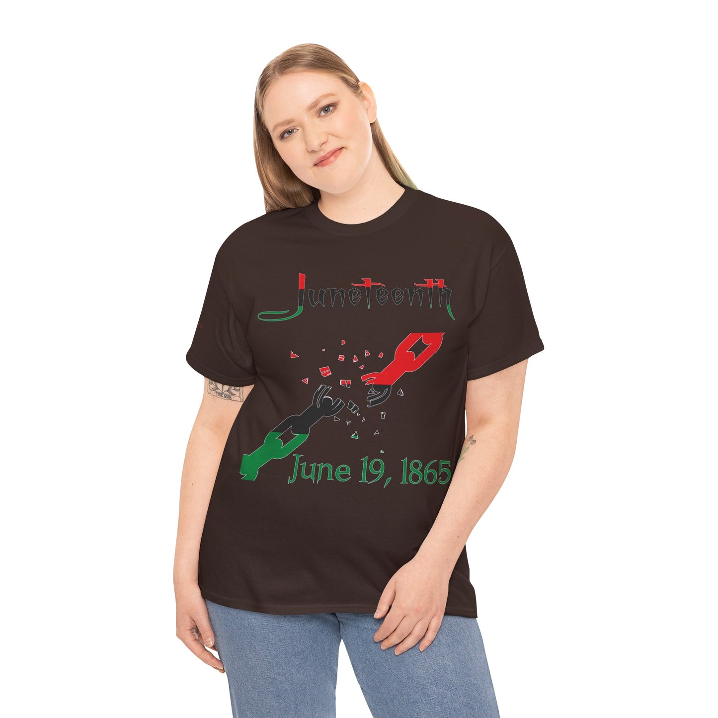 Men's or Women's Juneteenth Broken Chains T-Shirt
