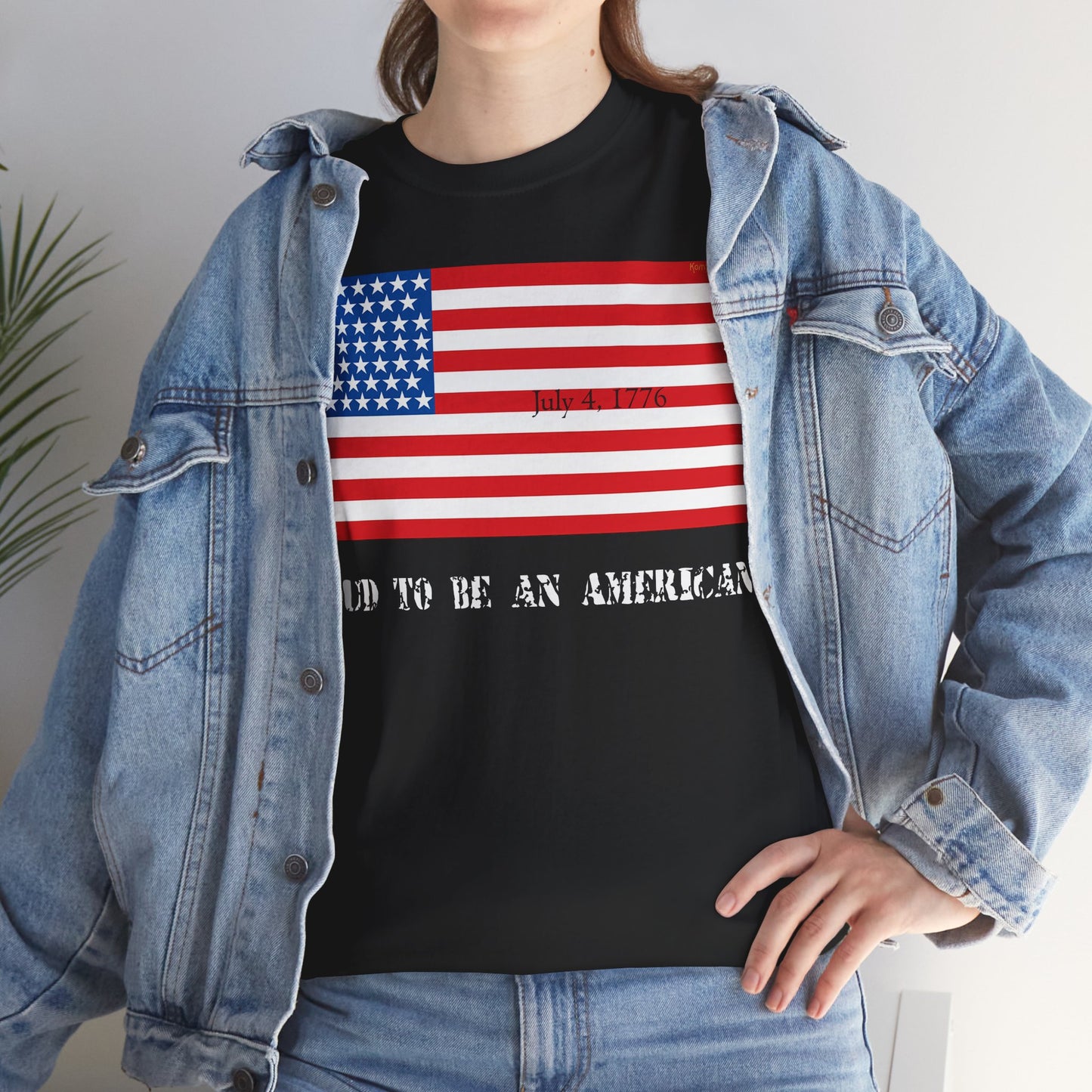 Men's or Women's American Independence T-Shirt (Dark)