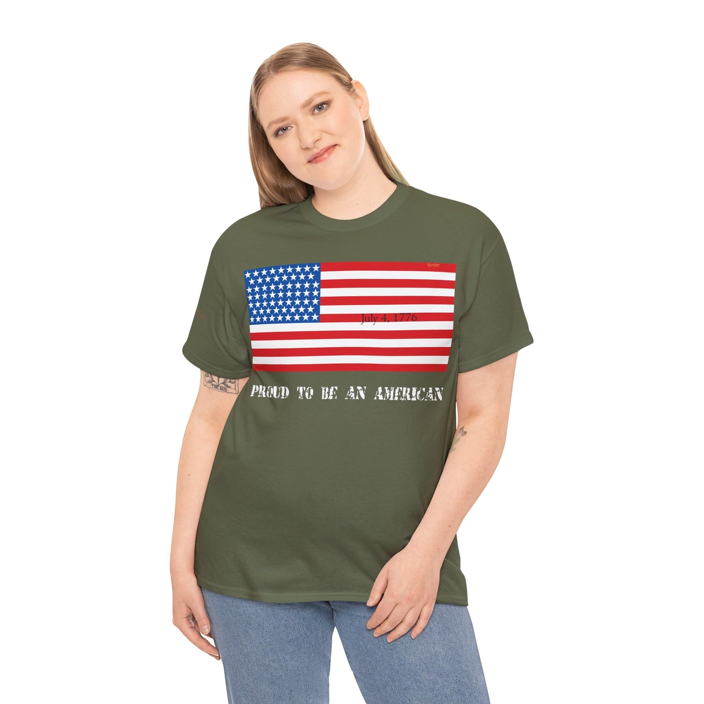 Men's or Women's American Independence T-Shirt (Dark)