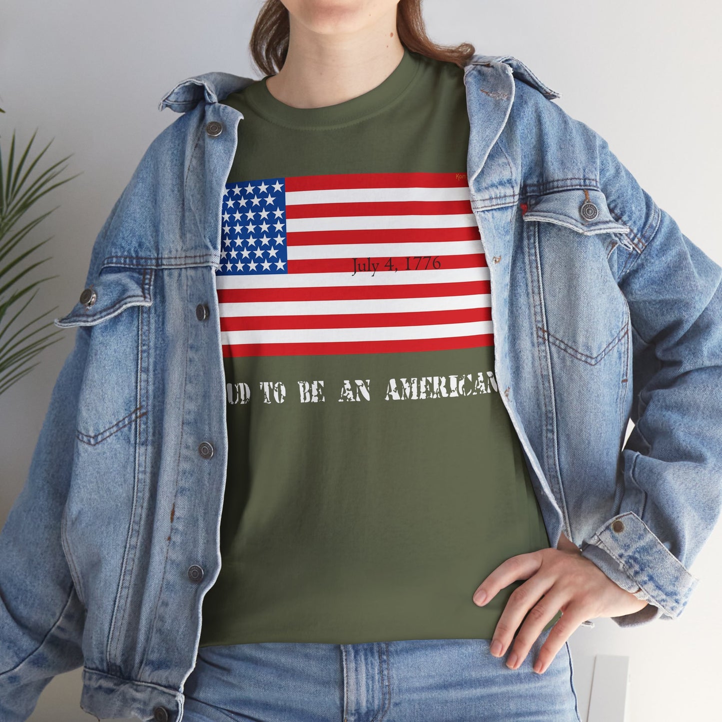Men's or Women's American Independence T-Shirt (Dark)